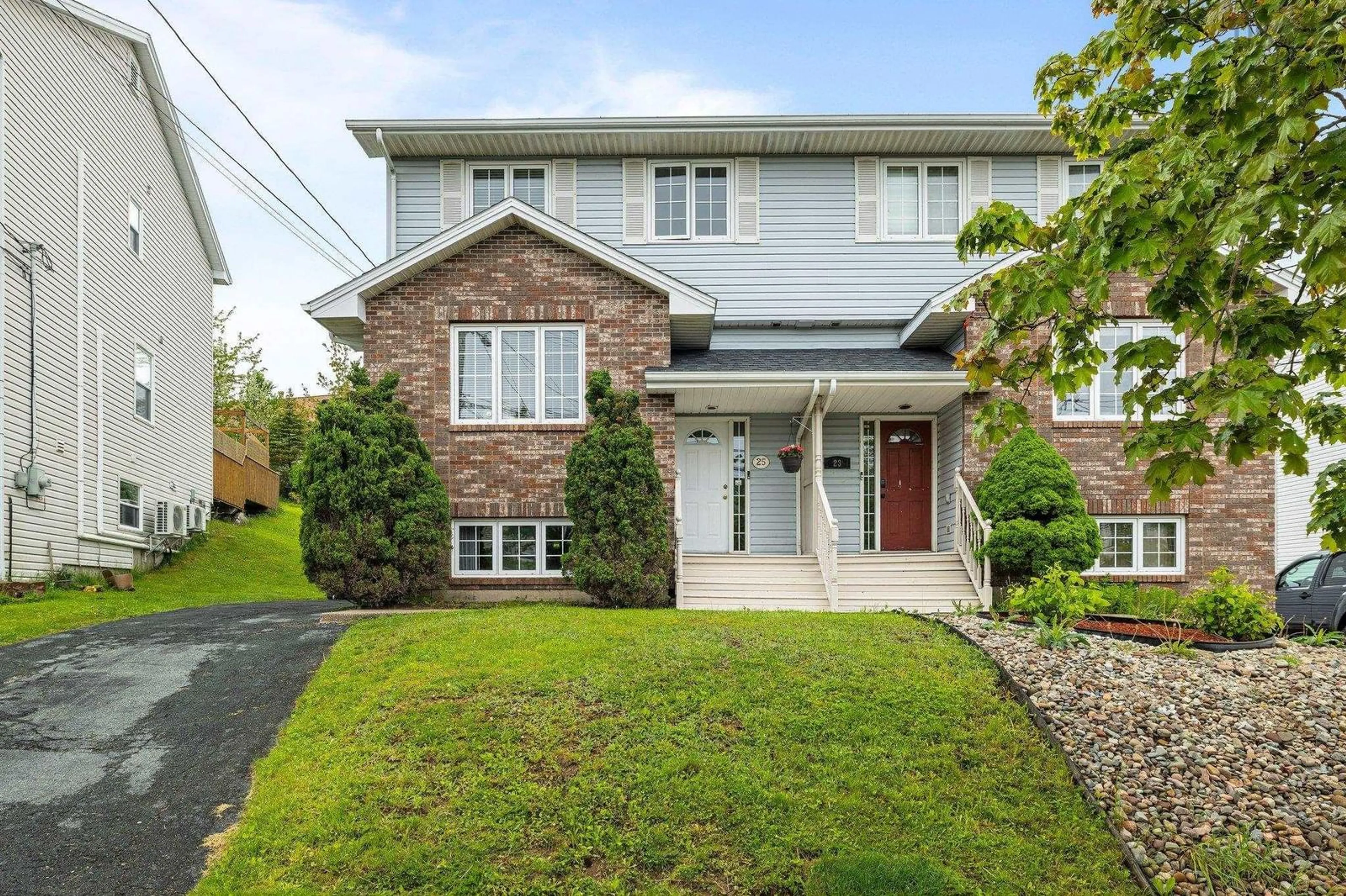 Home with brick exterior material, street for 25 Walter Havill Dr, Halifax Nova Scotia B3N 3H4