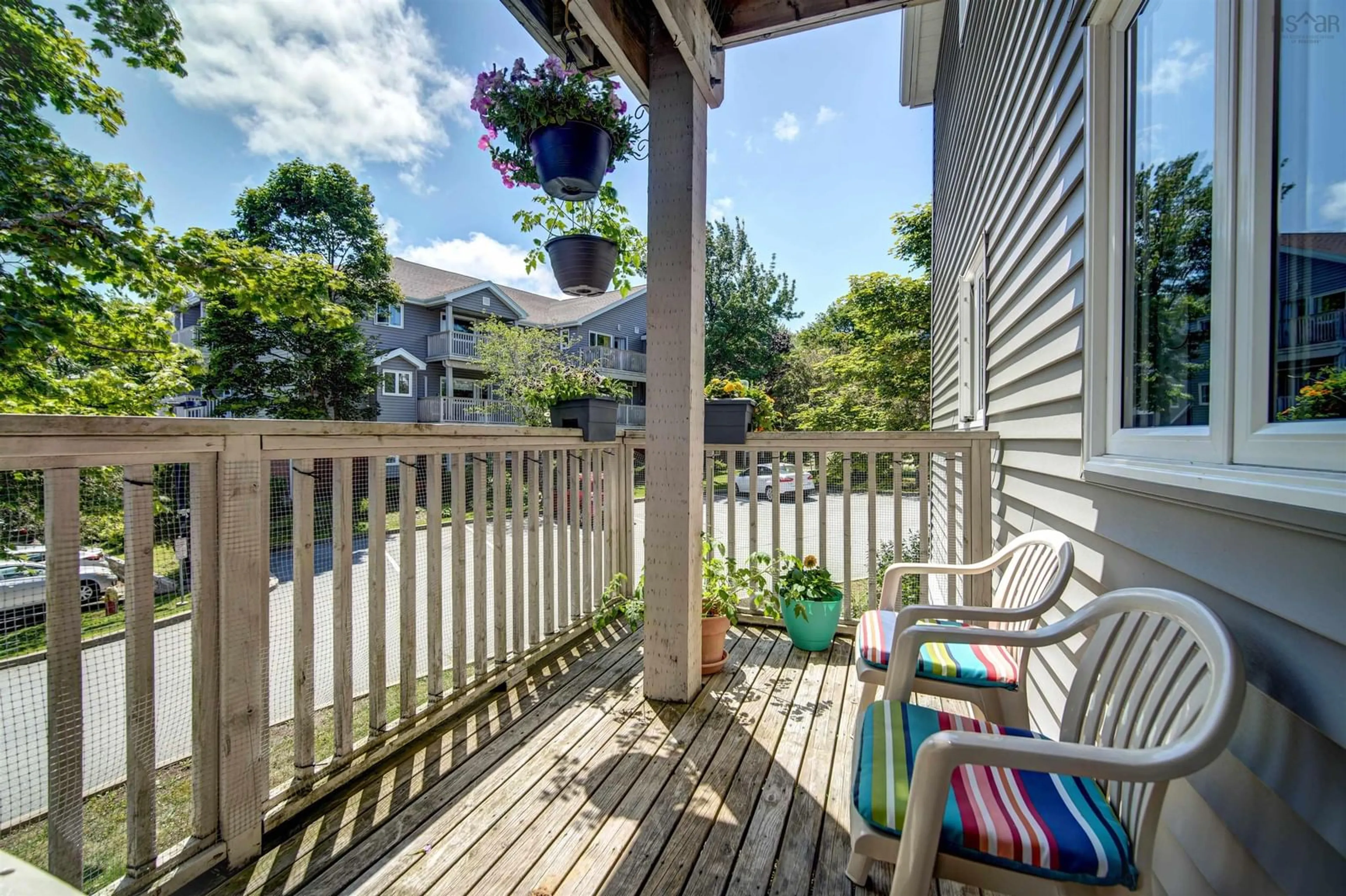 Patio, water/lake/river/ocean view for 110 202 Farnham Gate Rd, Halifax Nova Scotia B3M 4A2