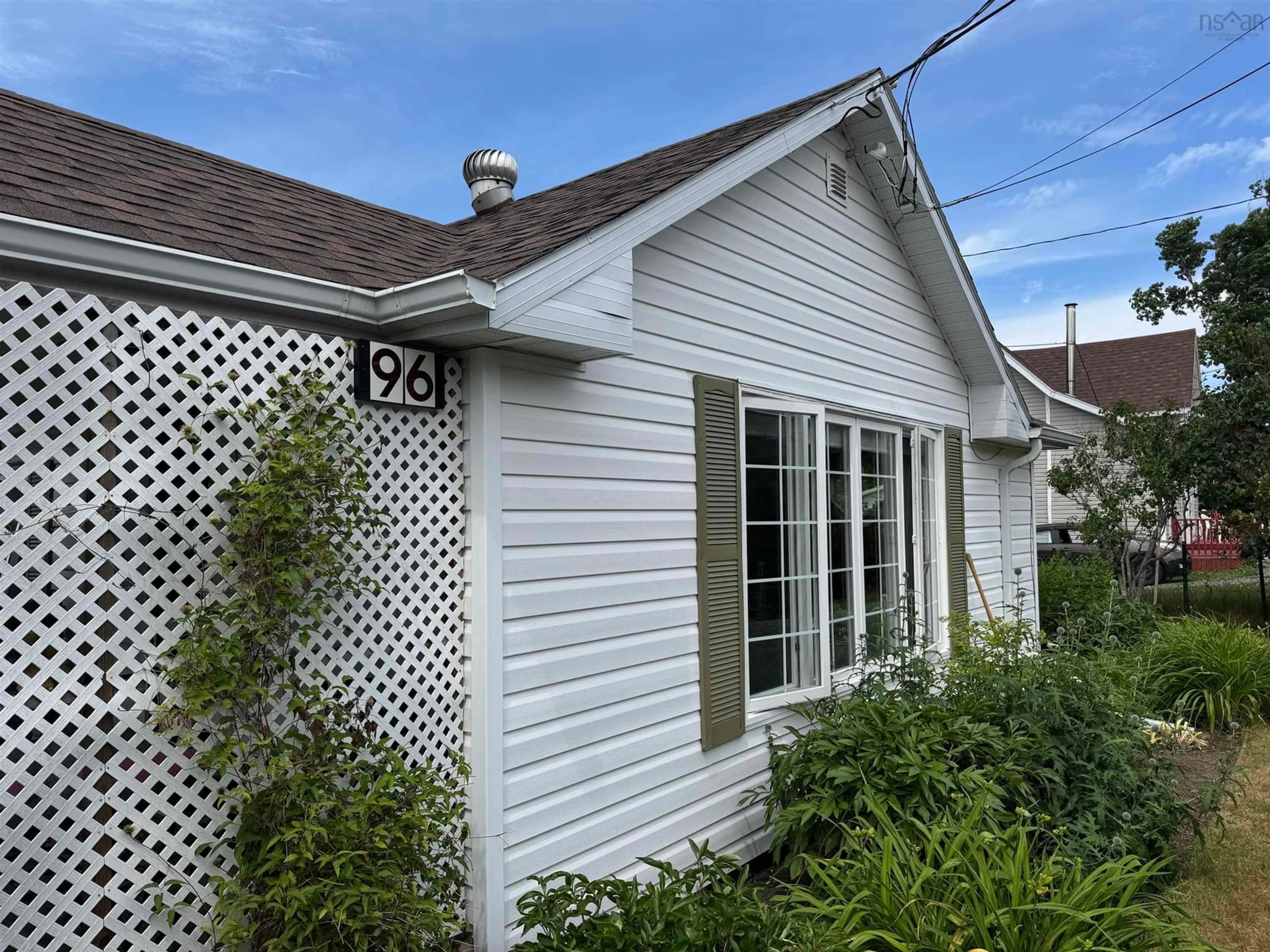 Home with vinyl exterior material, street for 96 Forrest St, Sydney Mines Nova Scotia B1V 2B5