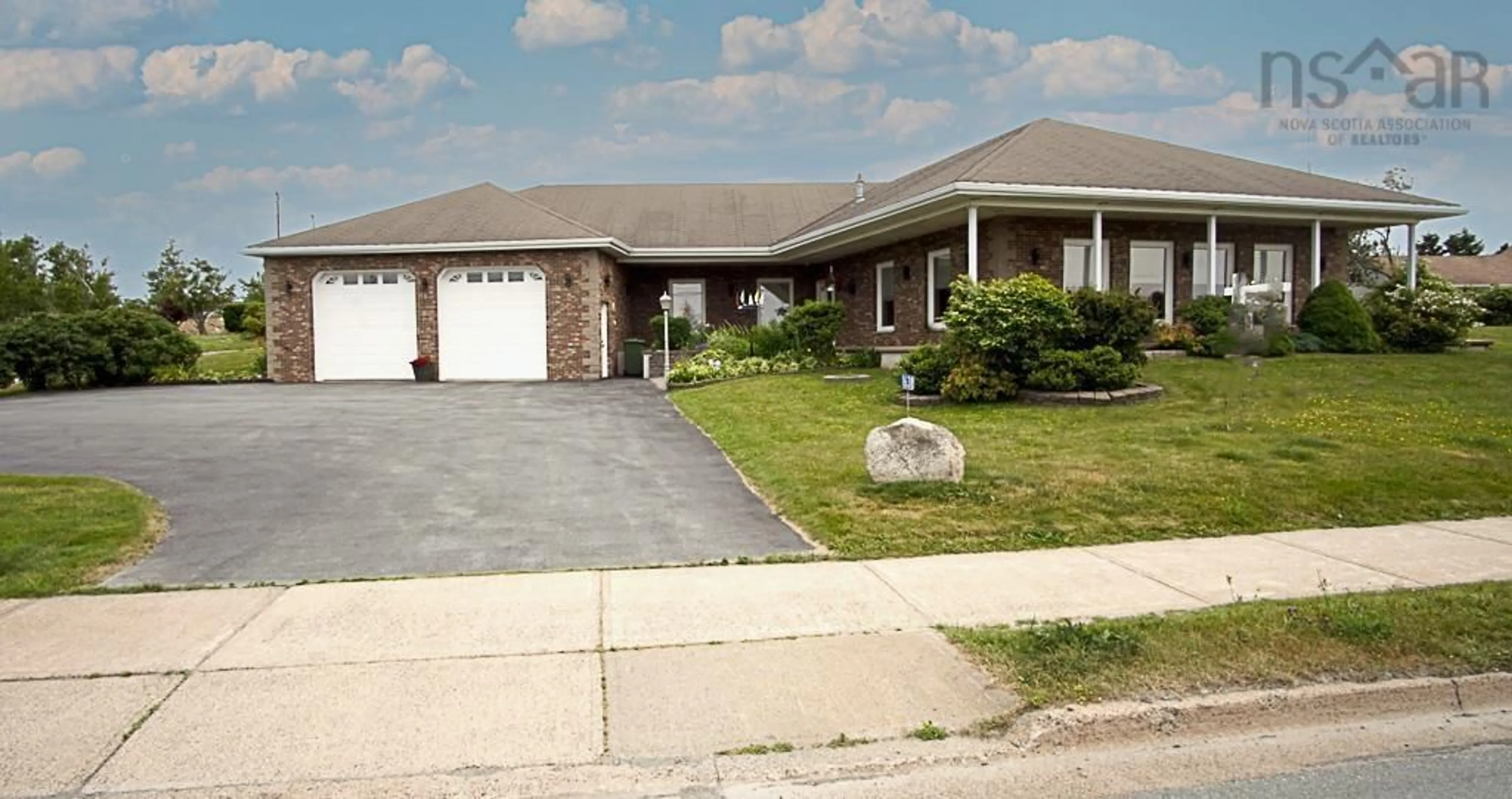 Home with vinyl exterior material, street for 1638 Shore Rd, Eastern Passage Nova Scotia B3G 1G3