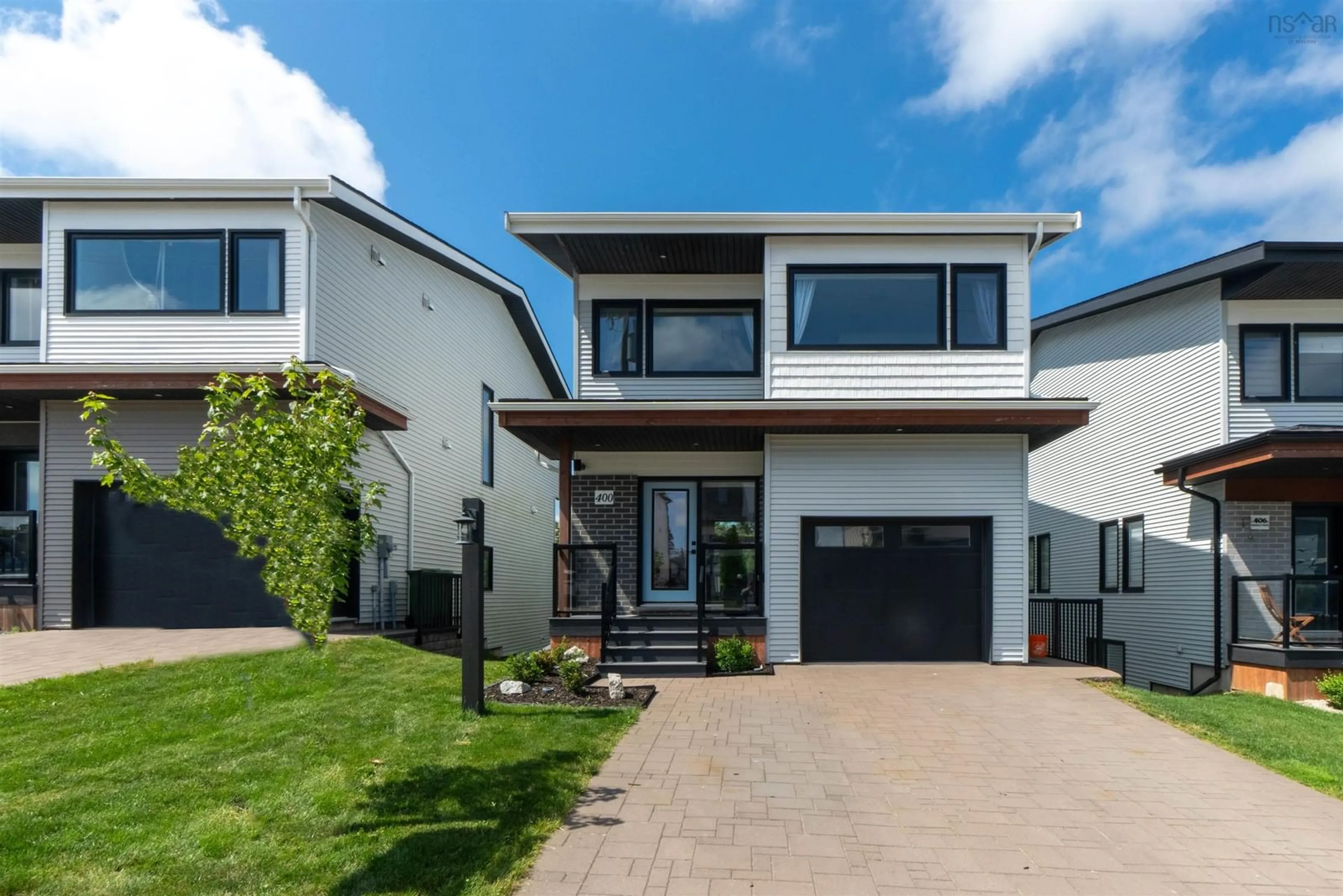 Home with vinyl exterior material, street for 400 Marketway Lane, Brunello Estates Nova Scotia B3T 0L1