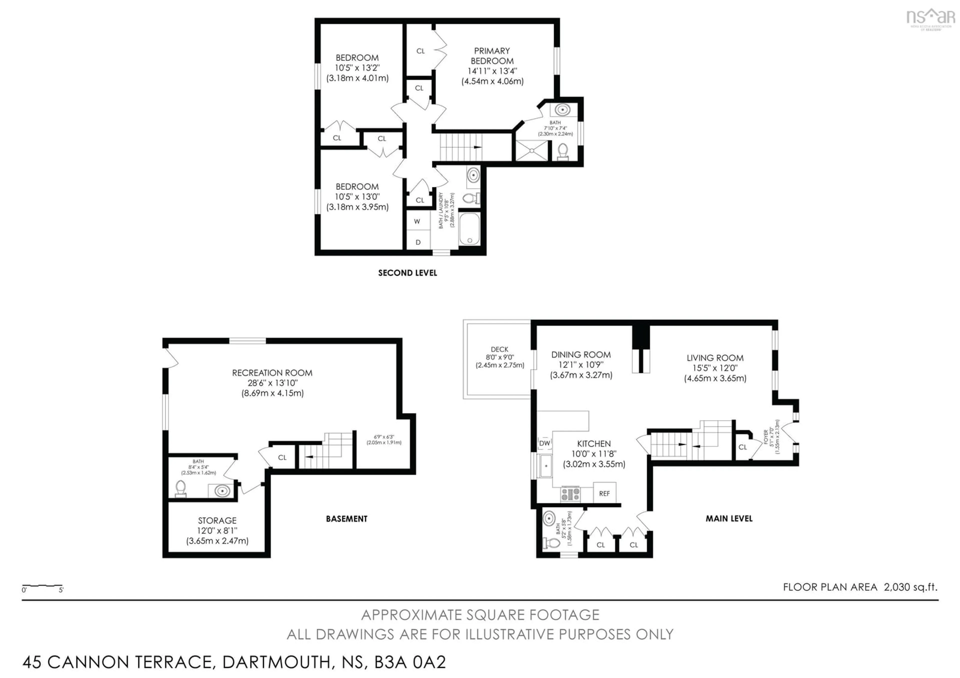 Floor plan for 45 Cannon Terr, Dartmouth Nova Scotia B3A 0A2