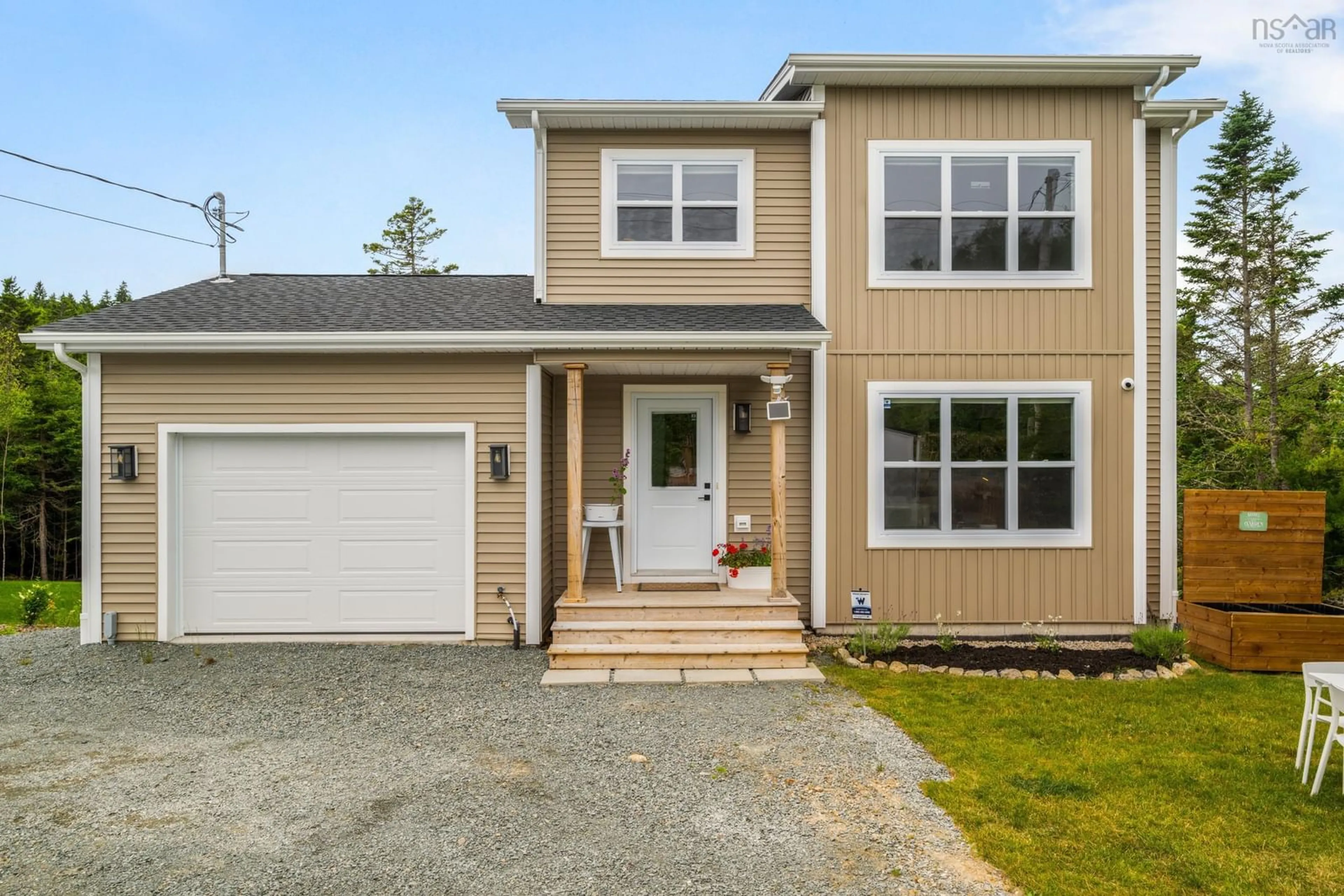 Home with vinyl exterior material, street for 11186 Peggys Cove Rd, Seabright Nova Scotia B3Z 3C1