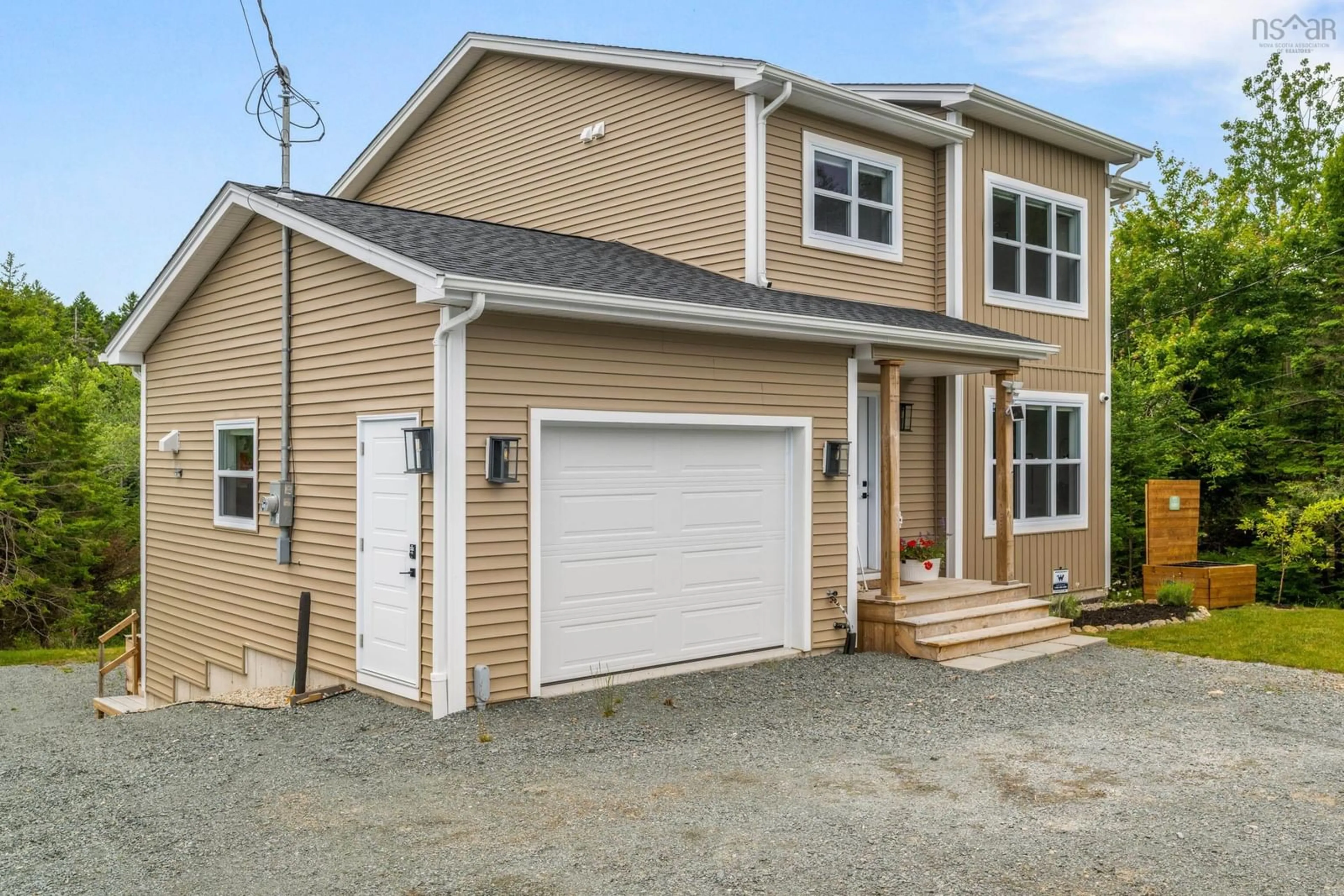 Home with vinyl exterior material, street for 11186 Peggys Cove Rd, Seabright Nova Scotia B3Z 3C1