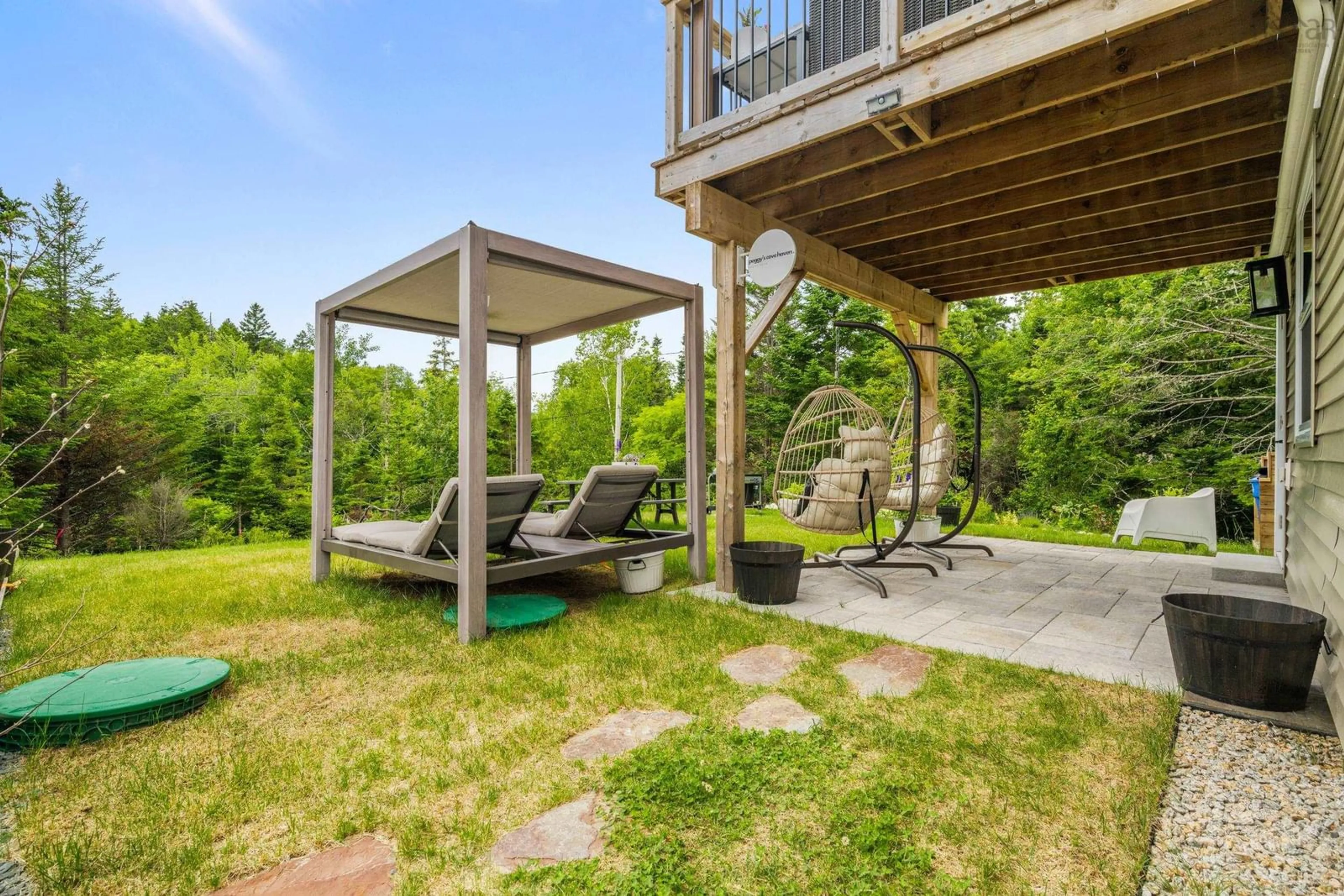 Patio, water/lake/river/ocean view for 11186 Peggys Cove Rd, Seabright Nova Scotia B3Z 3C1