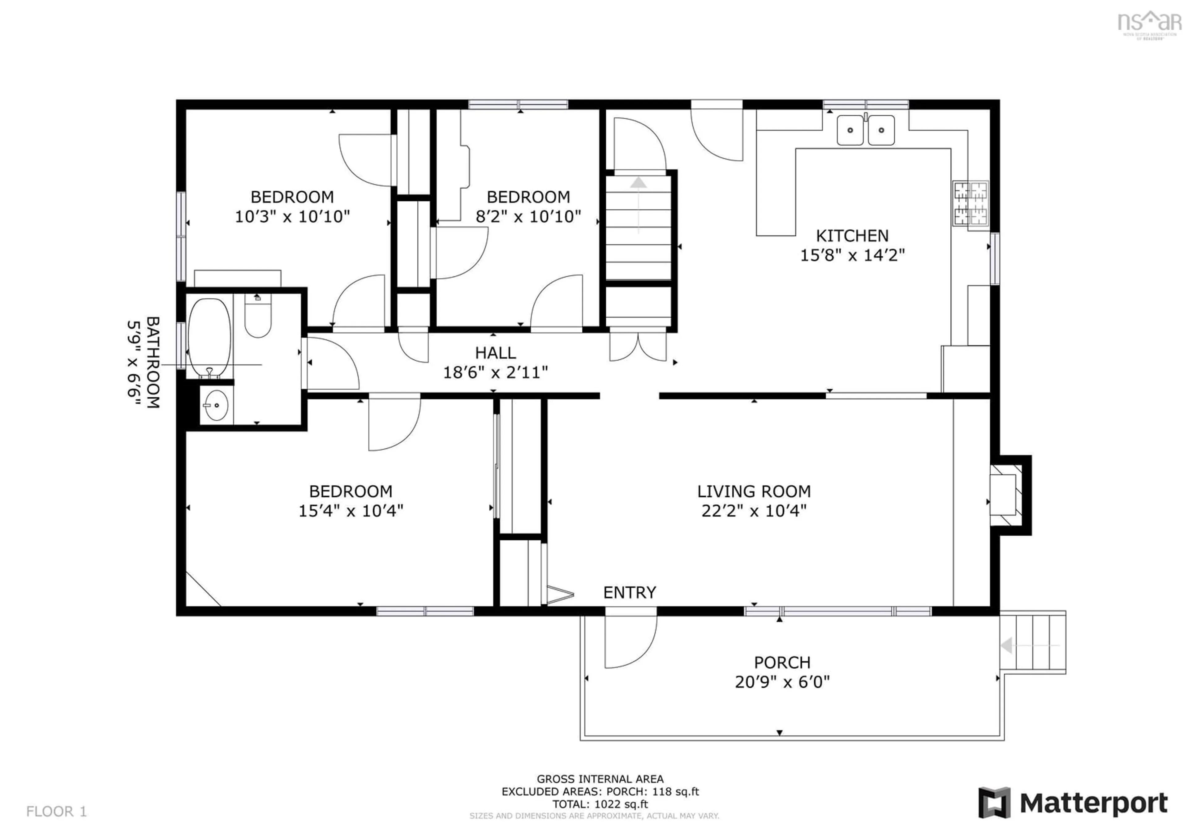 Floor plan for 852 Highway 14, Upper Vaughan Nova Scotia B0N 2T0