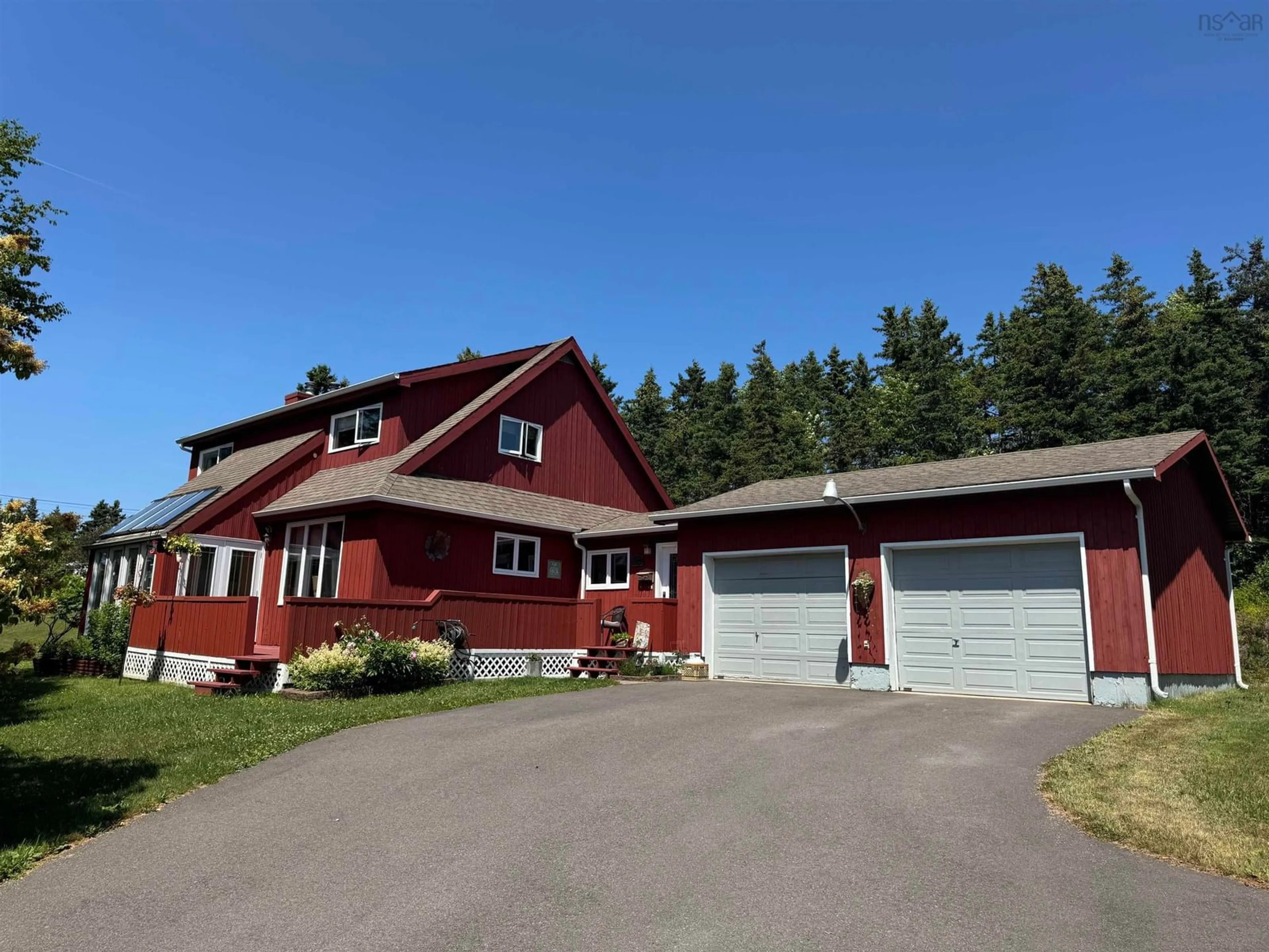 A pic from outside/outdoor area/front of a property/back of a property/a pic from drone, street for 39 Davis Dr, Port Hastings Nova Scotia B9A 1R2