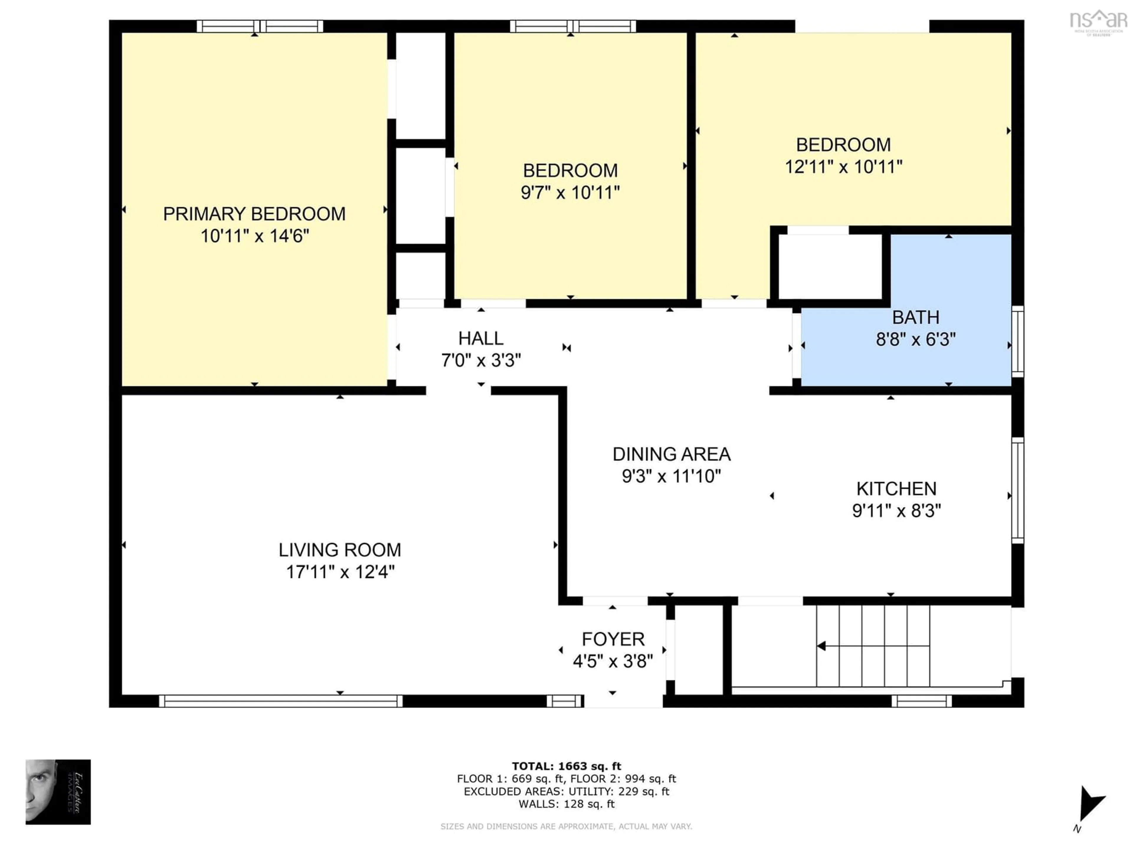 Floor plan for 25 White St, Dartmouth Nova Scotia B2X 2P6