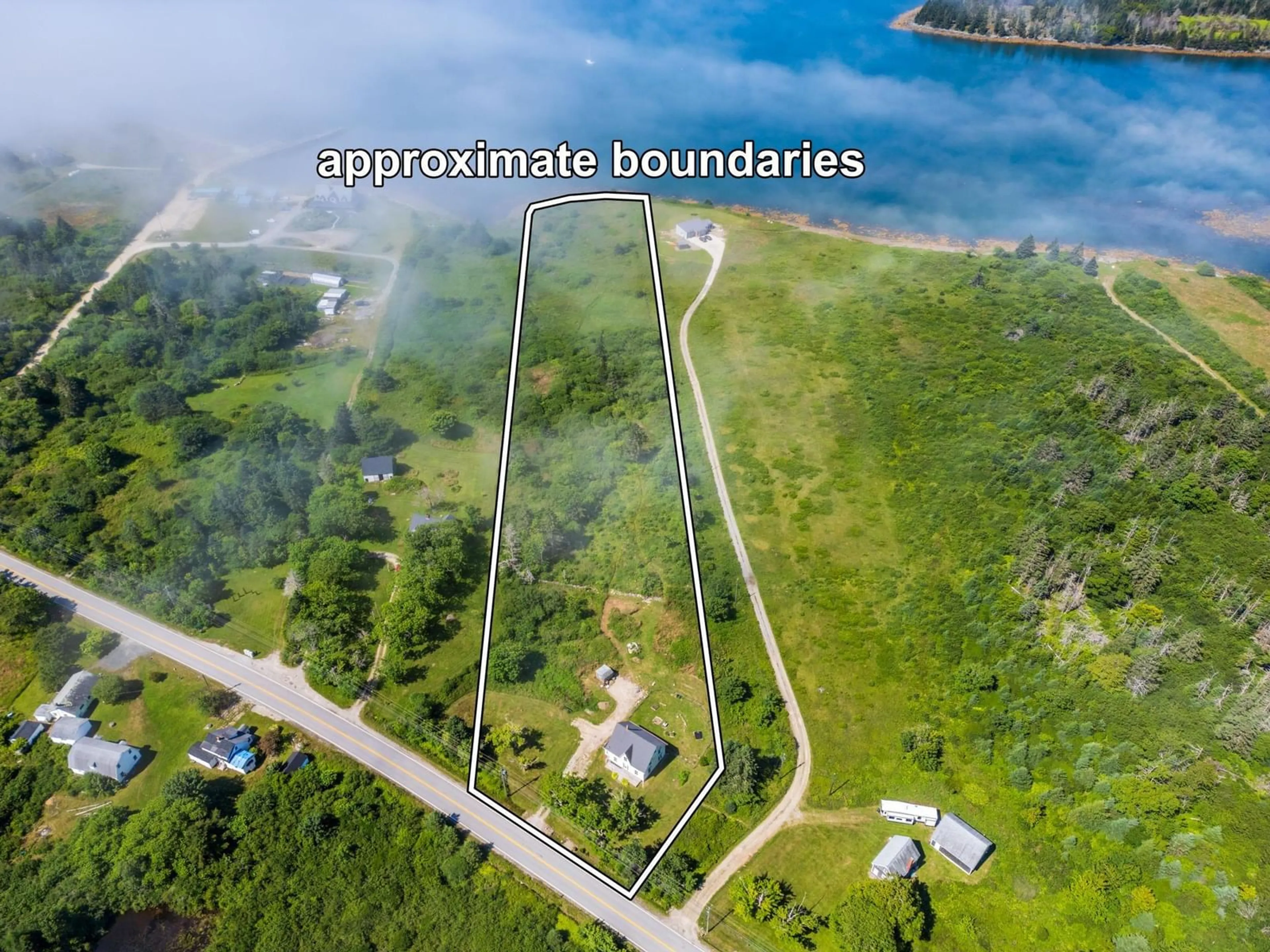 A pic from outside/outdoor area/front of a property/back of a property/a pic from drone, water/lake/river/ocean view for 4079 Highway 3, Lower Argyle Nova Scotia B0W 1W0