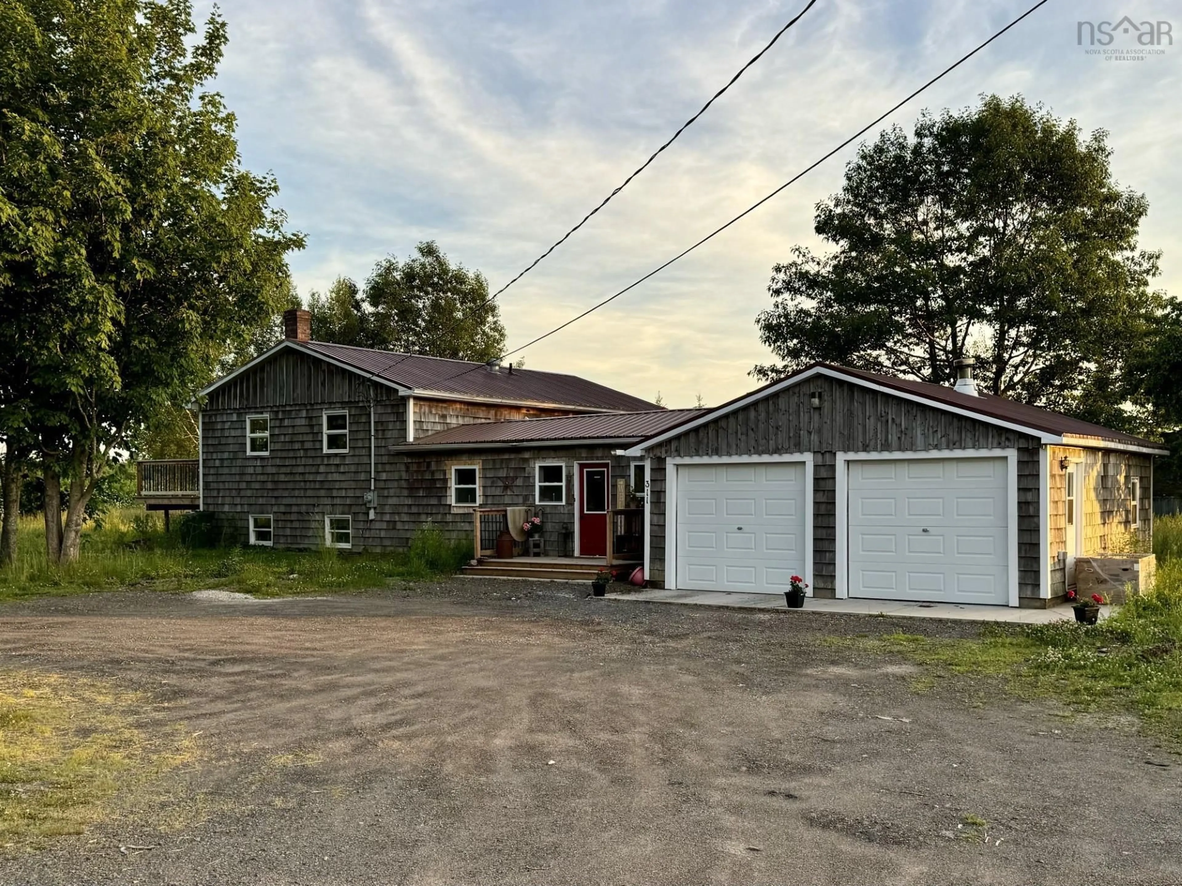 A pic from outside/outdoor area/front of a property/back of a property/a pic from drone, street for 311 Morden Rd, Selfridge Corner Nova Scotia B0P 1R0