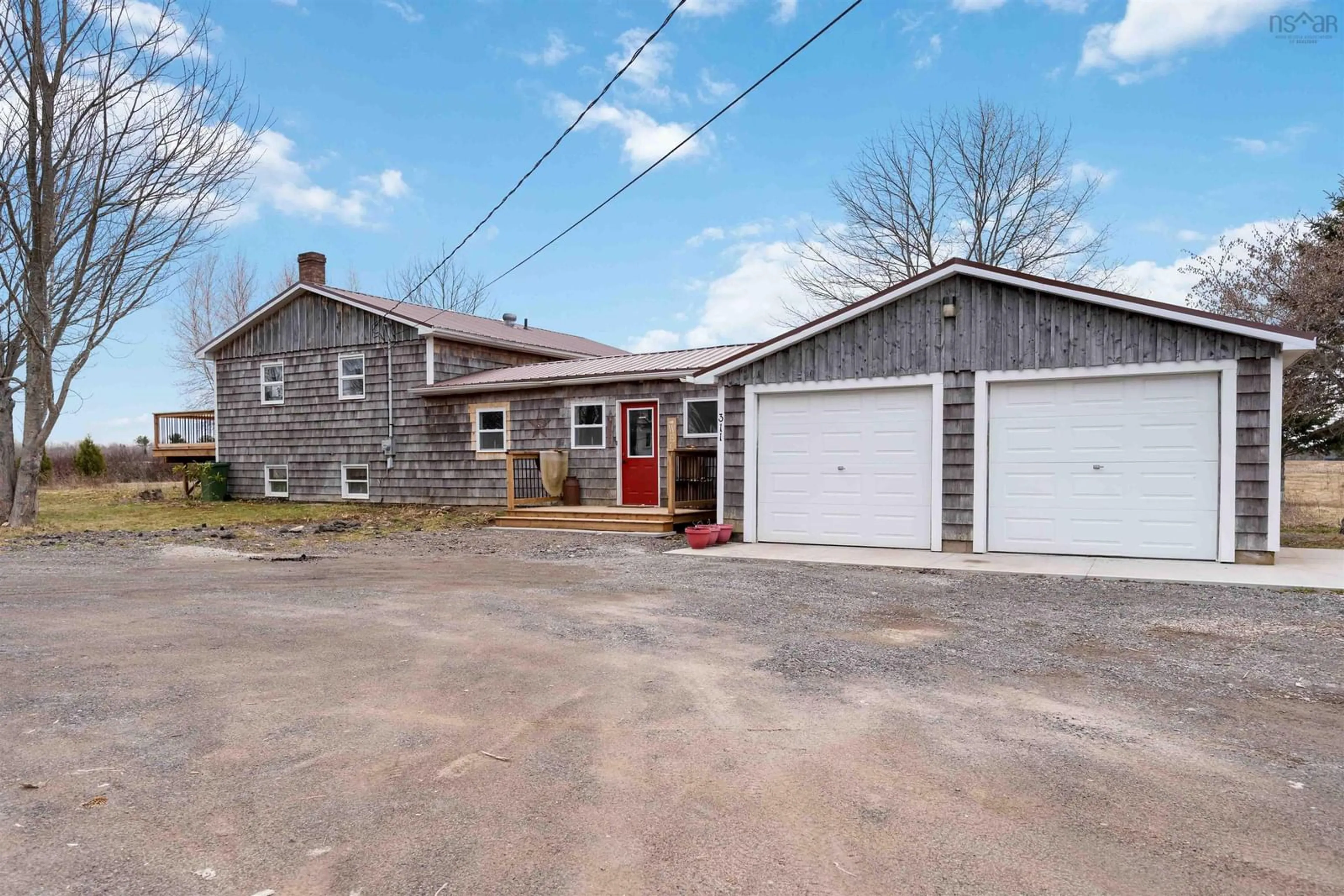A pic from outside/outdoor area/front of a property/back of a property/a pic from drone, street for 311 Morden Rd, Selfridge Corner Nova Scotia B0P 1R0