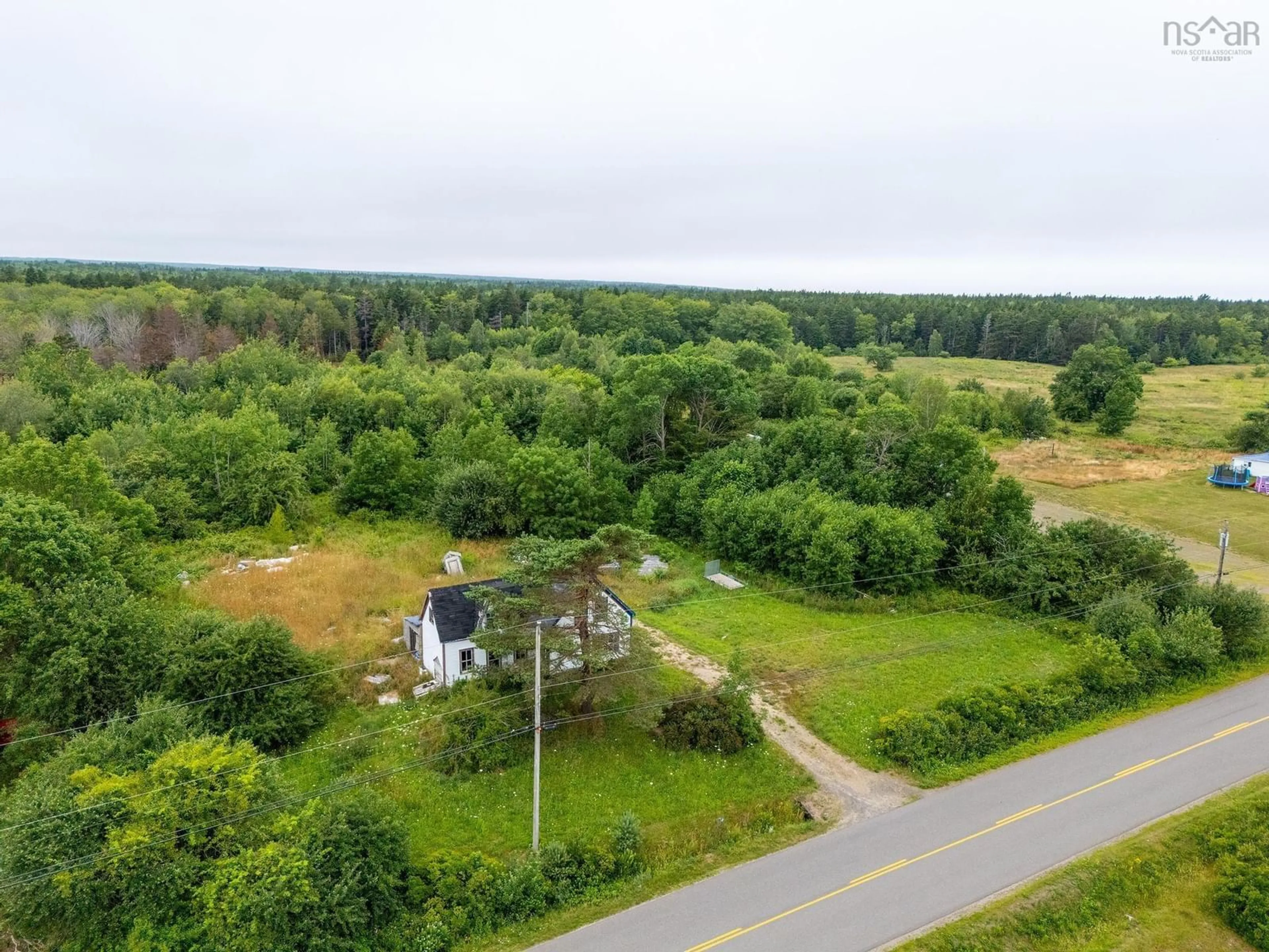 A pic from outside/outdoor area/front of a property/back of a property/a pic from drone, unknown for 362 French Rd, Plympton Nova Scotia B0W 2R0