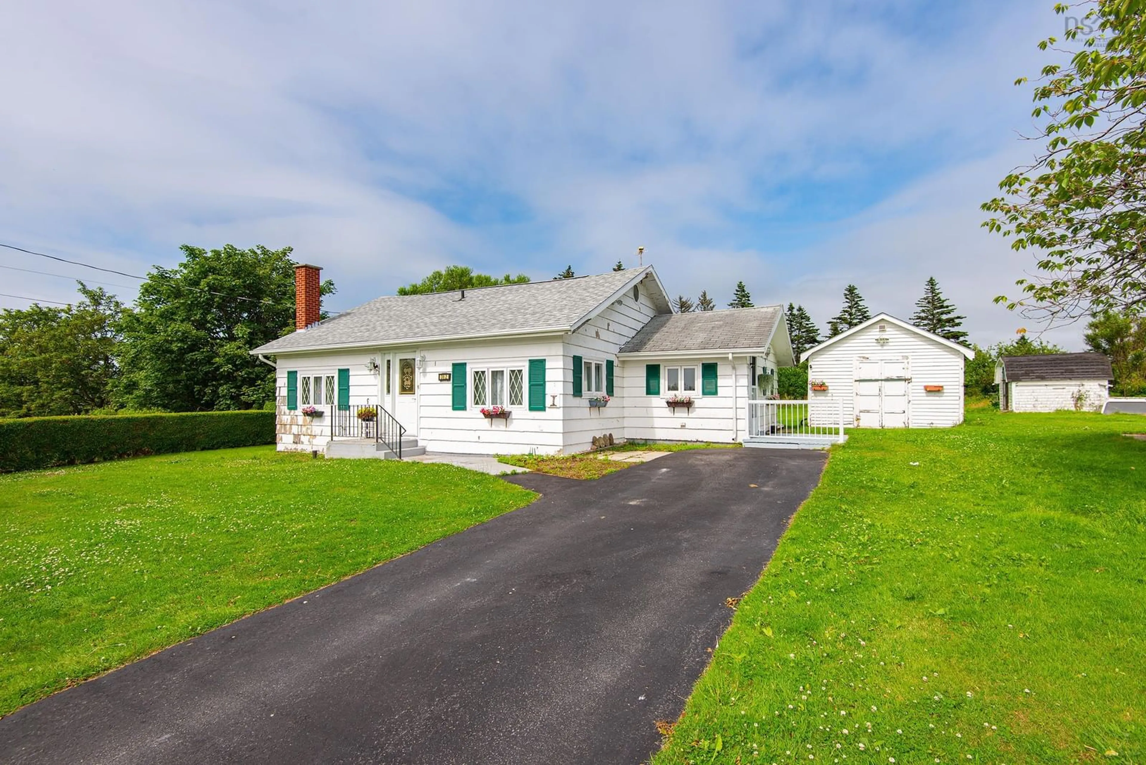 A pic from outside/outdoor area/front of a property/back of a property/a pic from drone, street for 362 Wyman Rd, Sand Beach Nova Scotia B5A 5G4