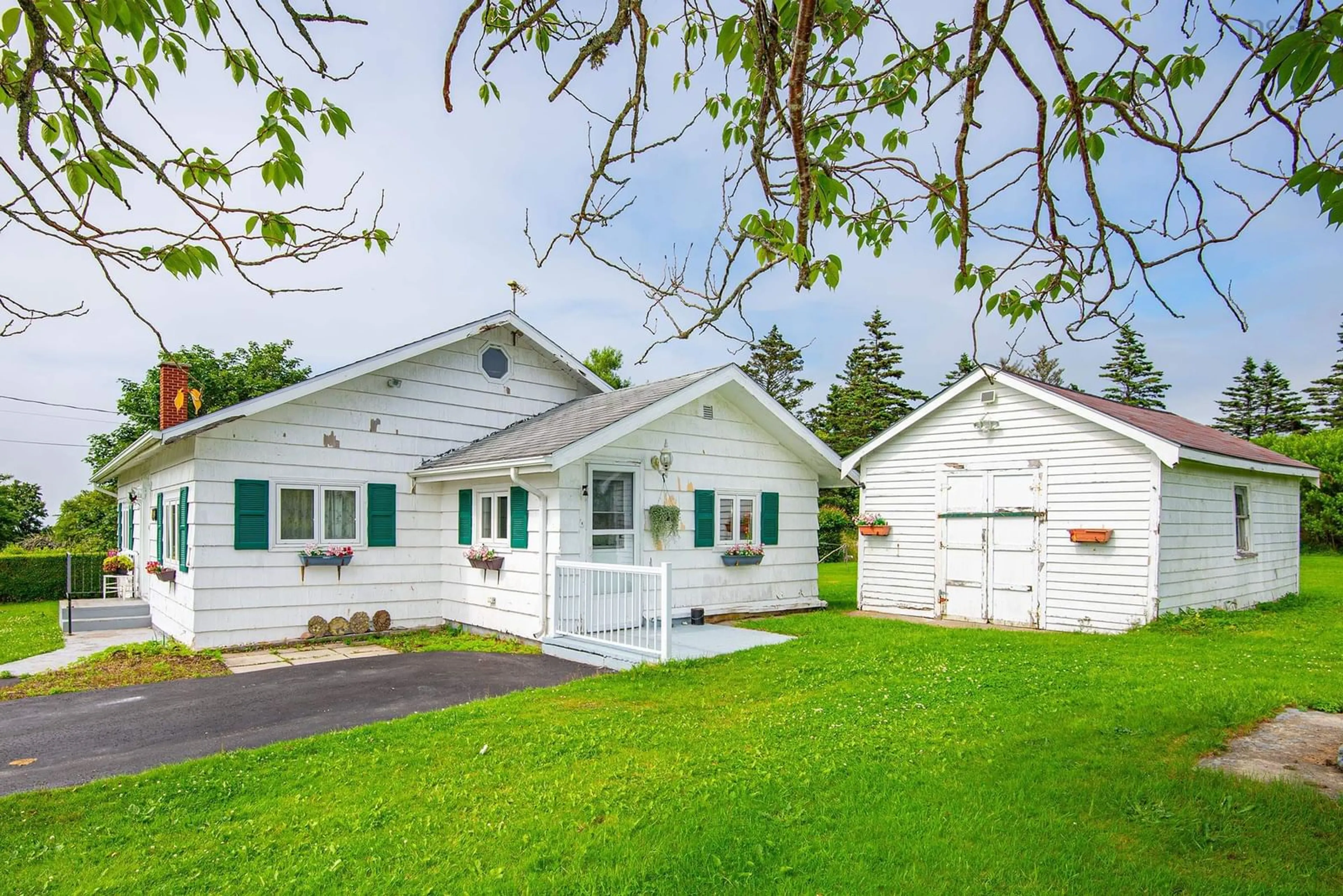 Home with vinyl exterior material, street for 362 Wyman Rd, Sand Beach Nova Scotia B5A 5G4