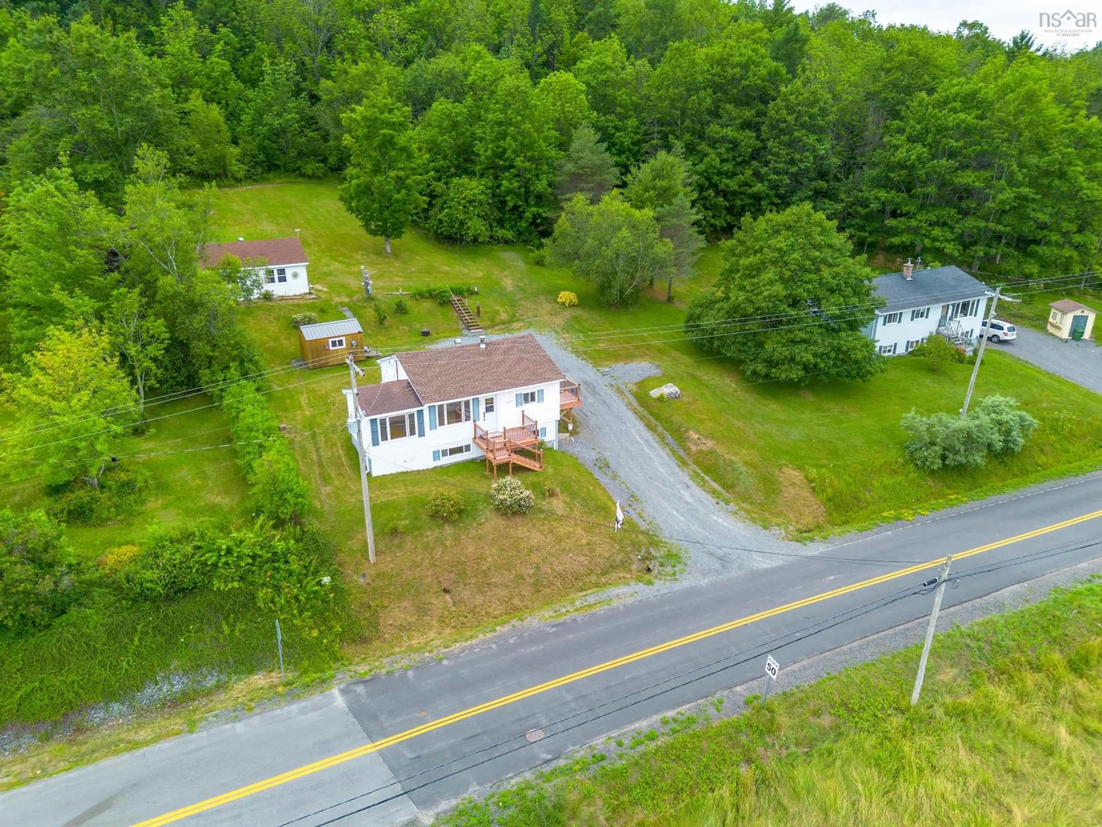 A pic from outside/outdoor area/front of a property/back of a property/a pic from drone, unknown for 11 Bog Rd, Hantsport Nova Scotia B0P 1P0