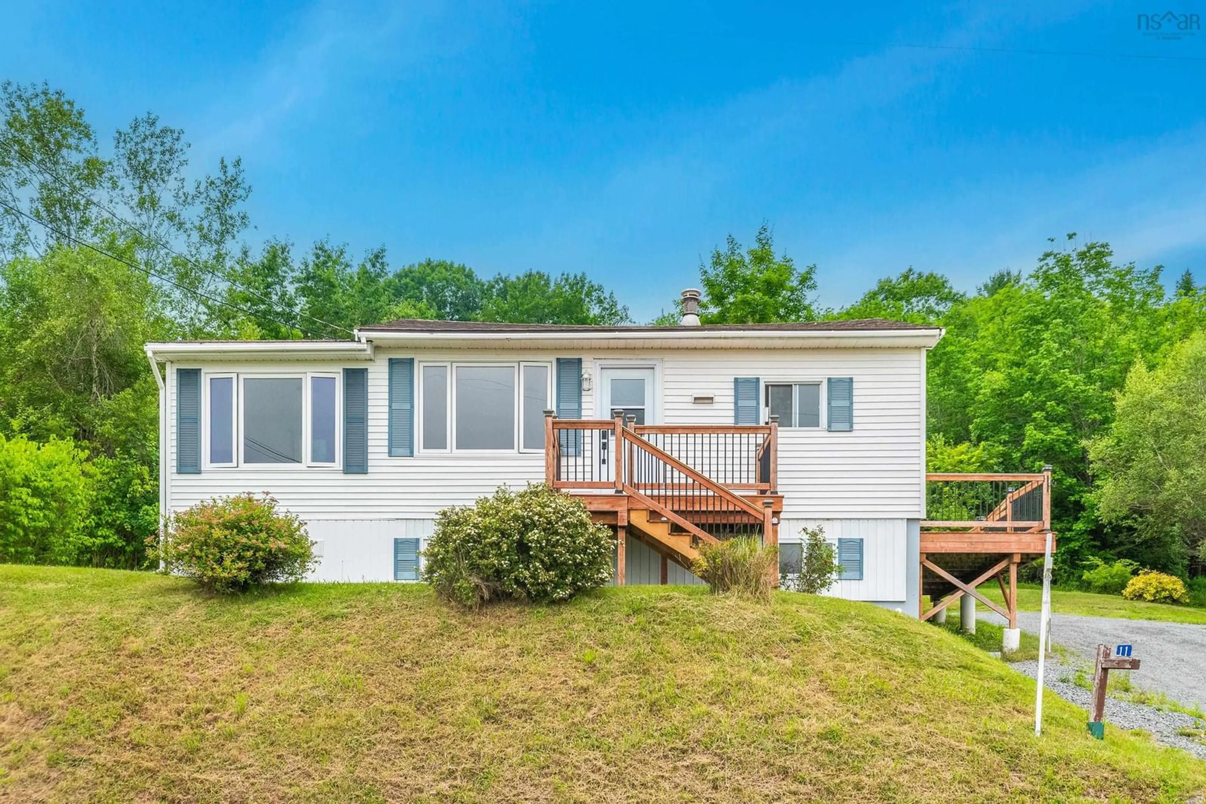 A pic from outside/outdoor area/front of a property/back of a property/a pic from drone, water/lake/river/ocean view for 11 Bog Rd, Hantsport Nova Scotia B0P 1P0