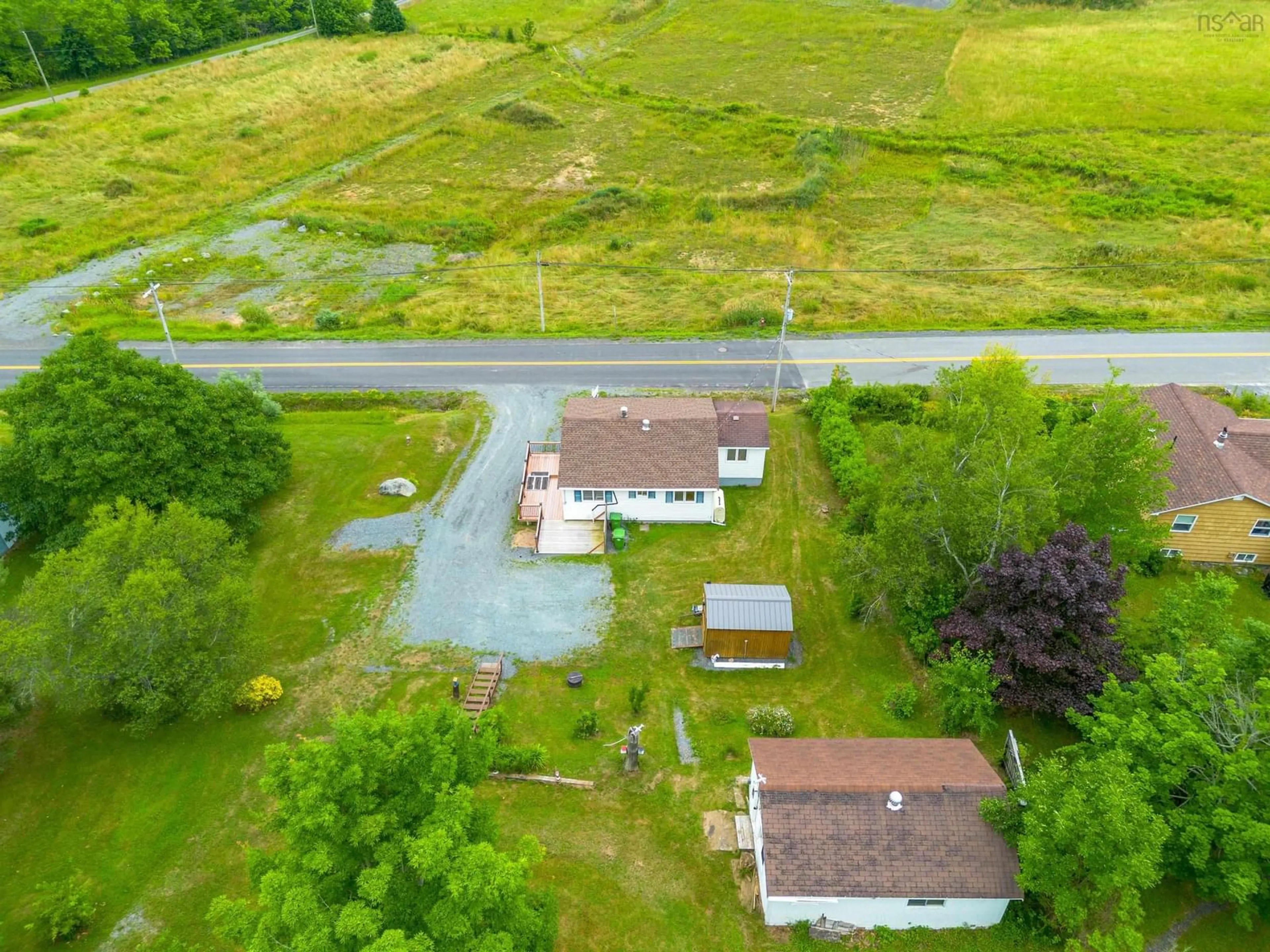 A pic from outside/outdoor area/front of a property/back of a property/a pic from drone, unknown for 11 Bog Rd, Hantsport Nova Scotia B0P 1P0