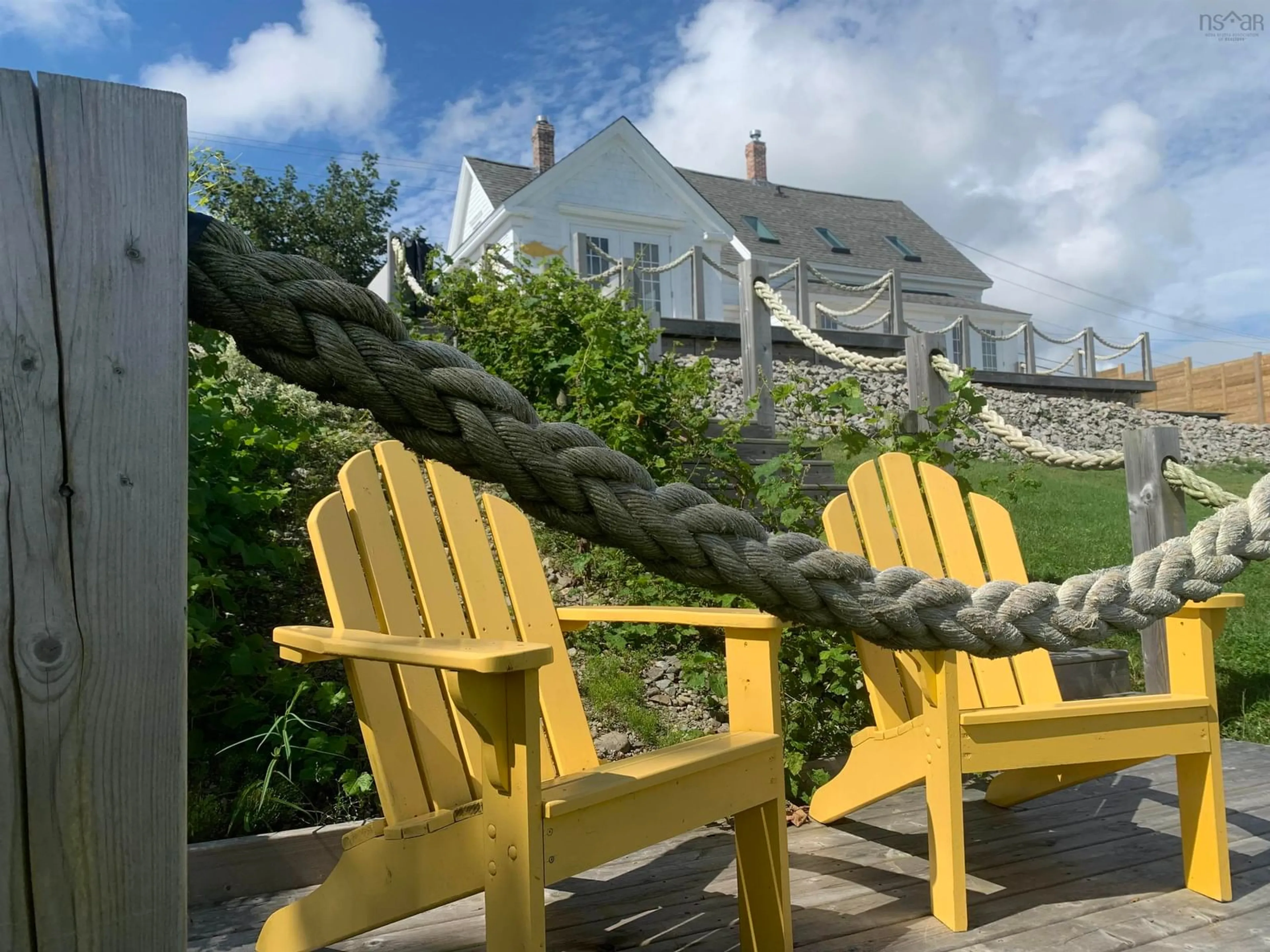 Patio, water/lake/river/ocean view for 2453 Highway 334, Wedgeport Nova Scotia B0W 1B0