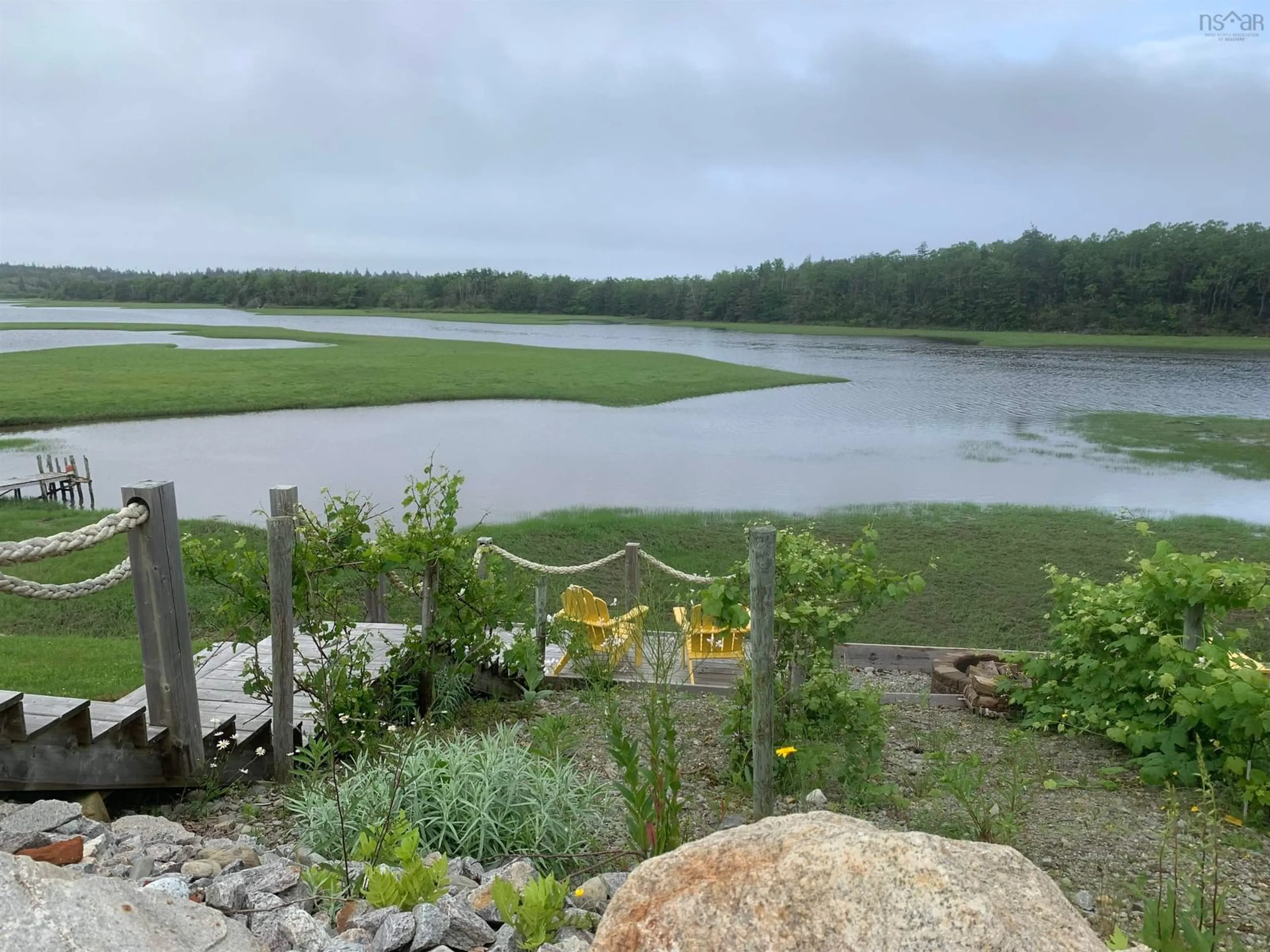 Patio, water/lake/river/ocean view for 2453 Highway 334, Wedgeport Nova Scotia B0W 1B0