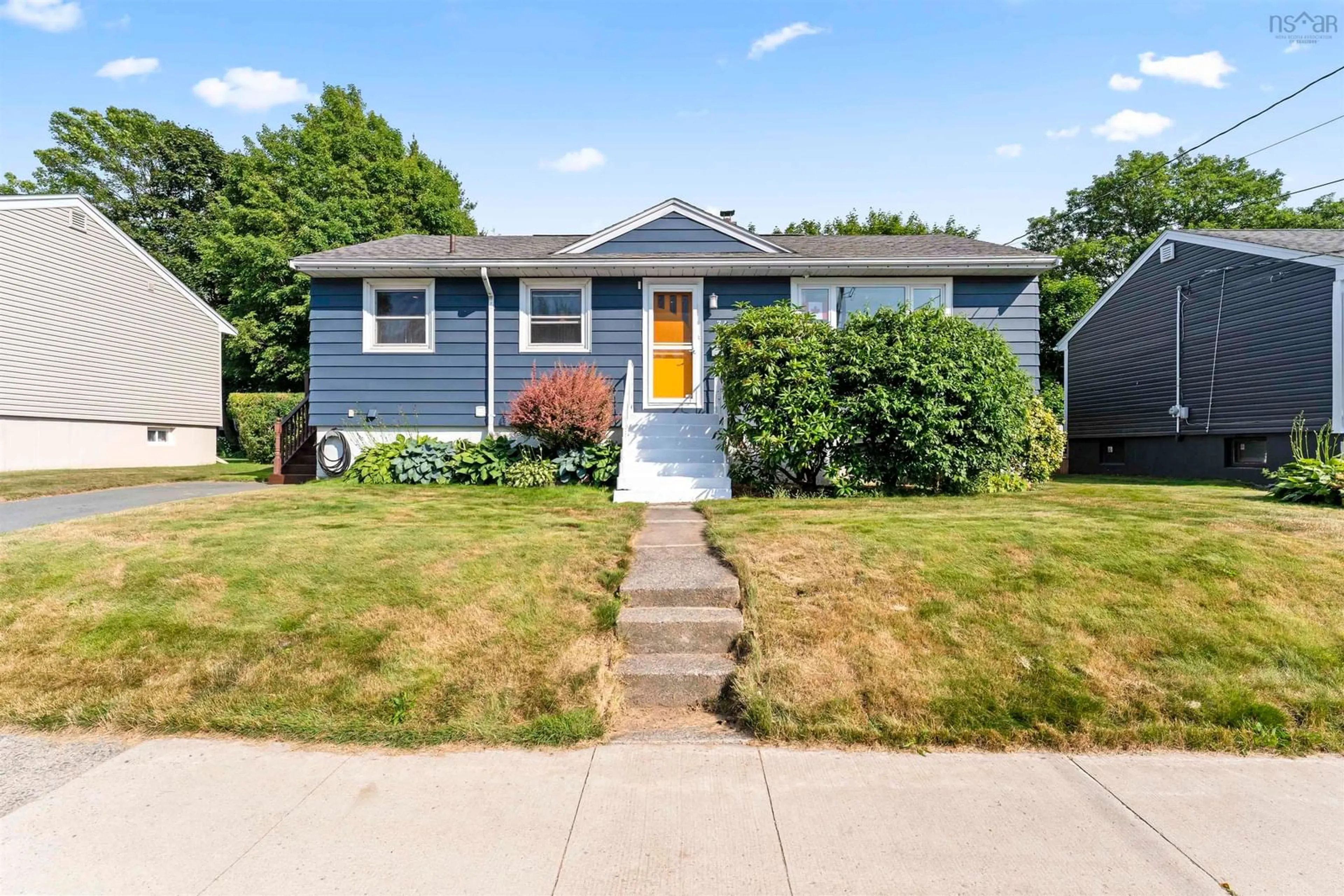 Home with vinyl exterior material, street for 34 Moira St, Halifax Nova Scotia B3A 3K7