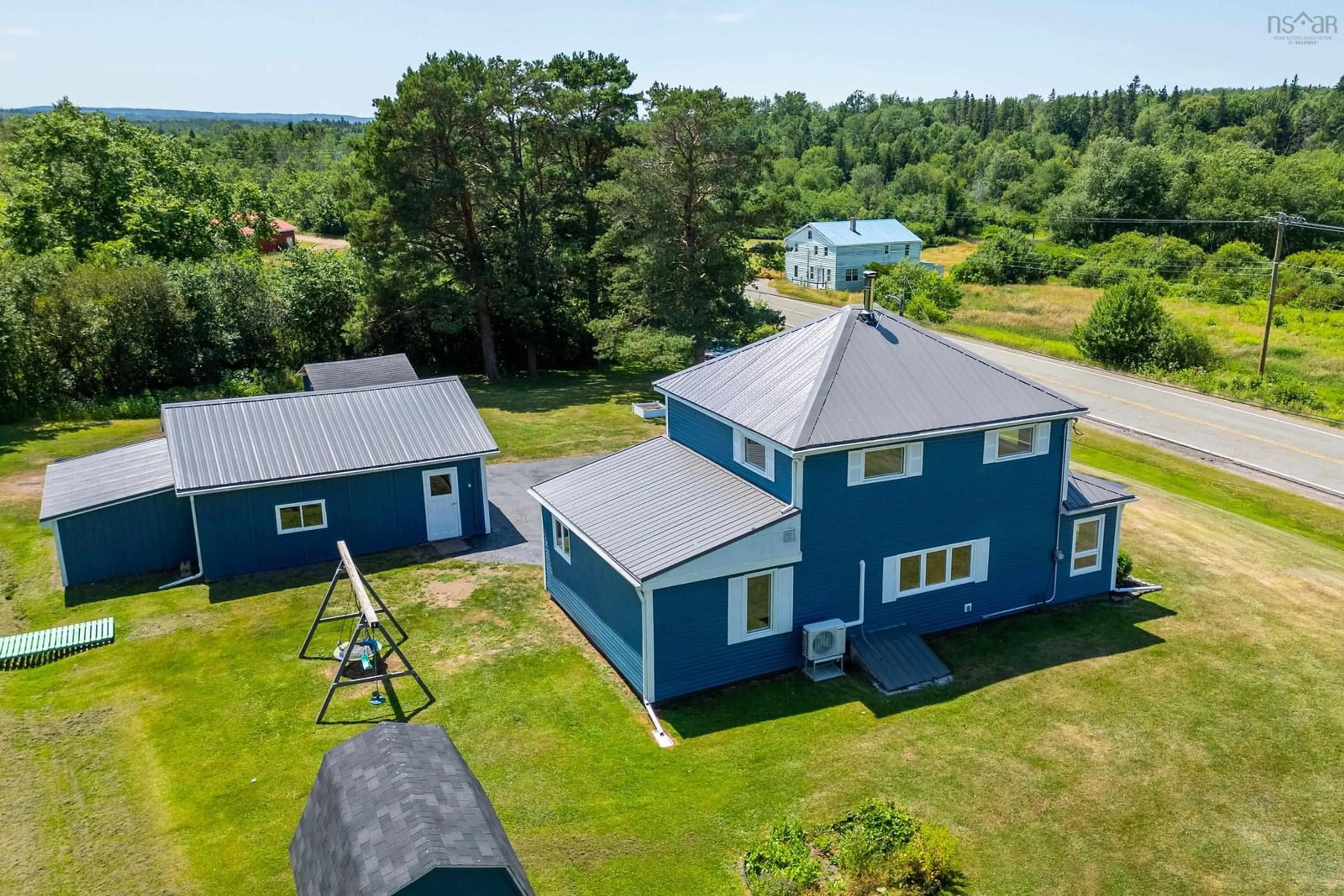 A pic from outside/outdoor area/front of a property/back of a property/a pic from drone, building for 168 Highway 302, Southampton Nova Scotia B0M 1W0