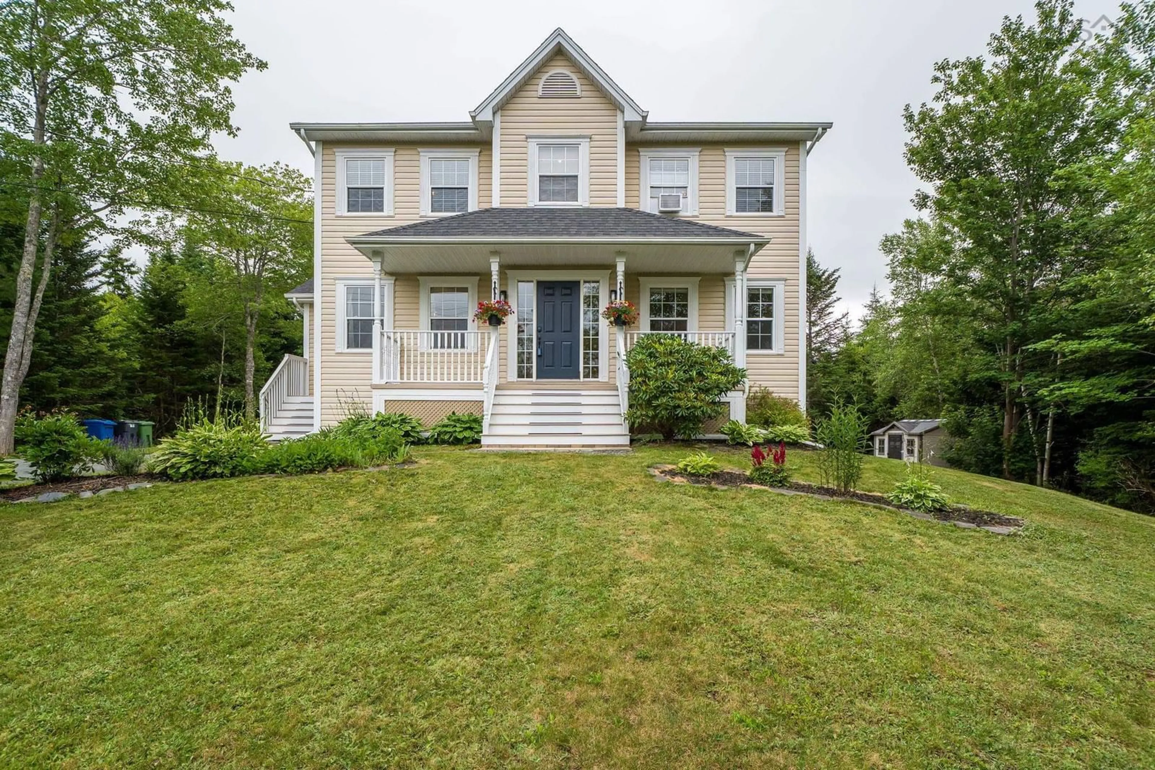 Home with vinyl exterior material, street for 1255 White Hills Run, Hammonds Plains Nova Scotia B4B 1V4