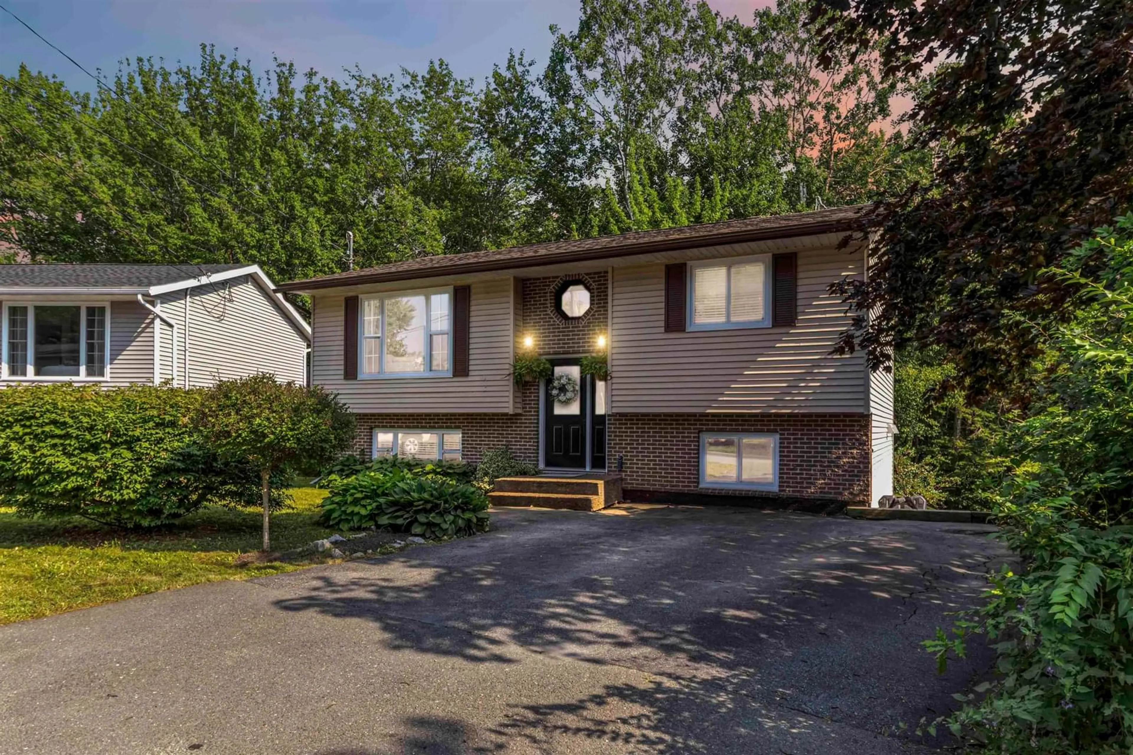 Home with vinyl exterior material, street for 5 Waterwheel Cres, Middle Sackville Nova Scotia B4E 2K4
