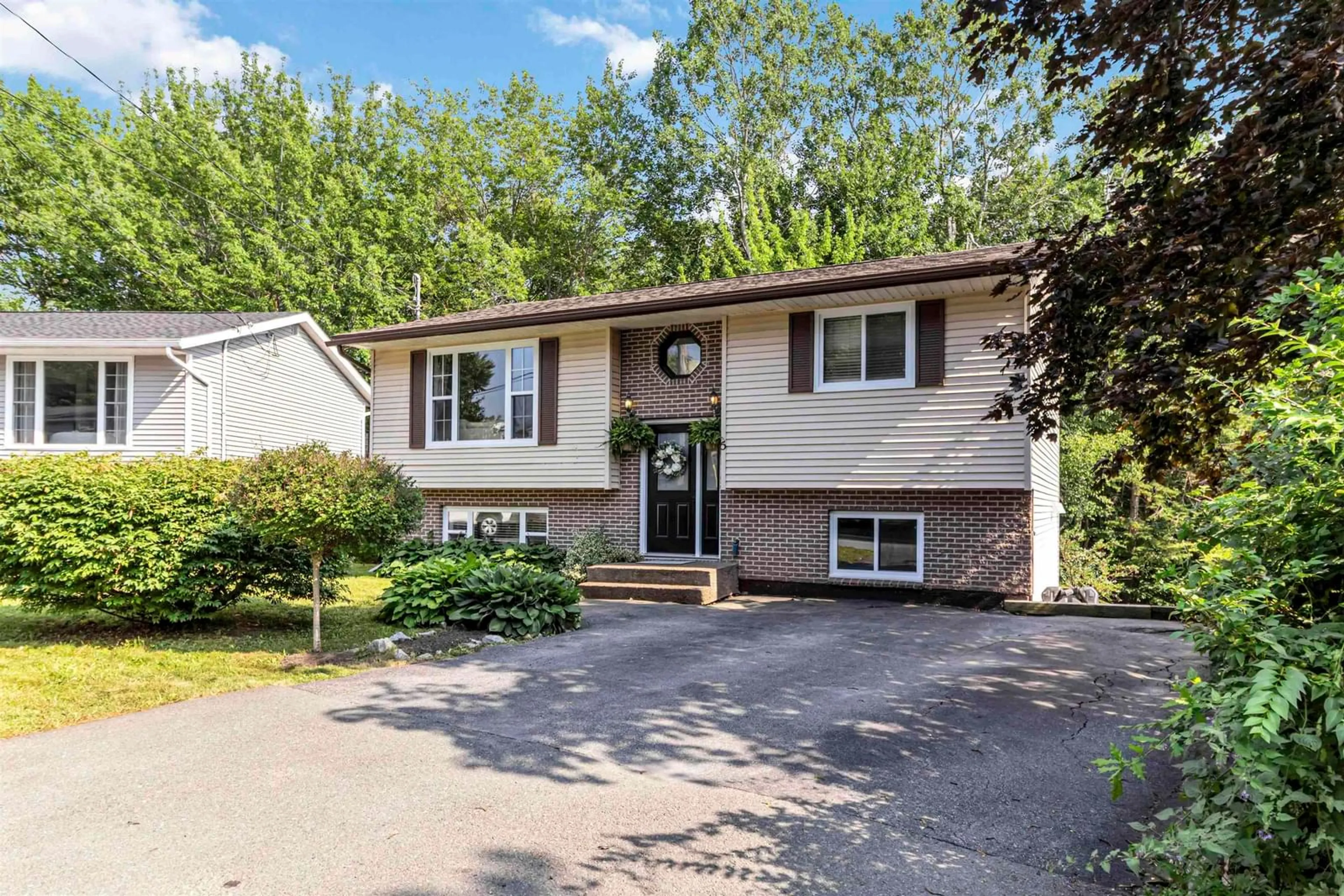 Home with vinyl exterior material, street for 5 Waterwheel Cres, Middle Sackville Nova Scotia B4E 2K4