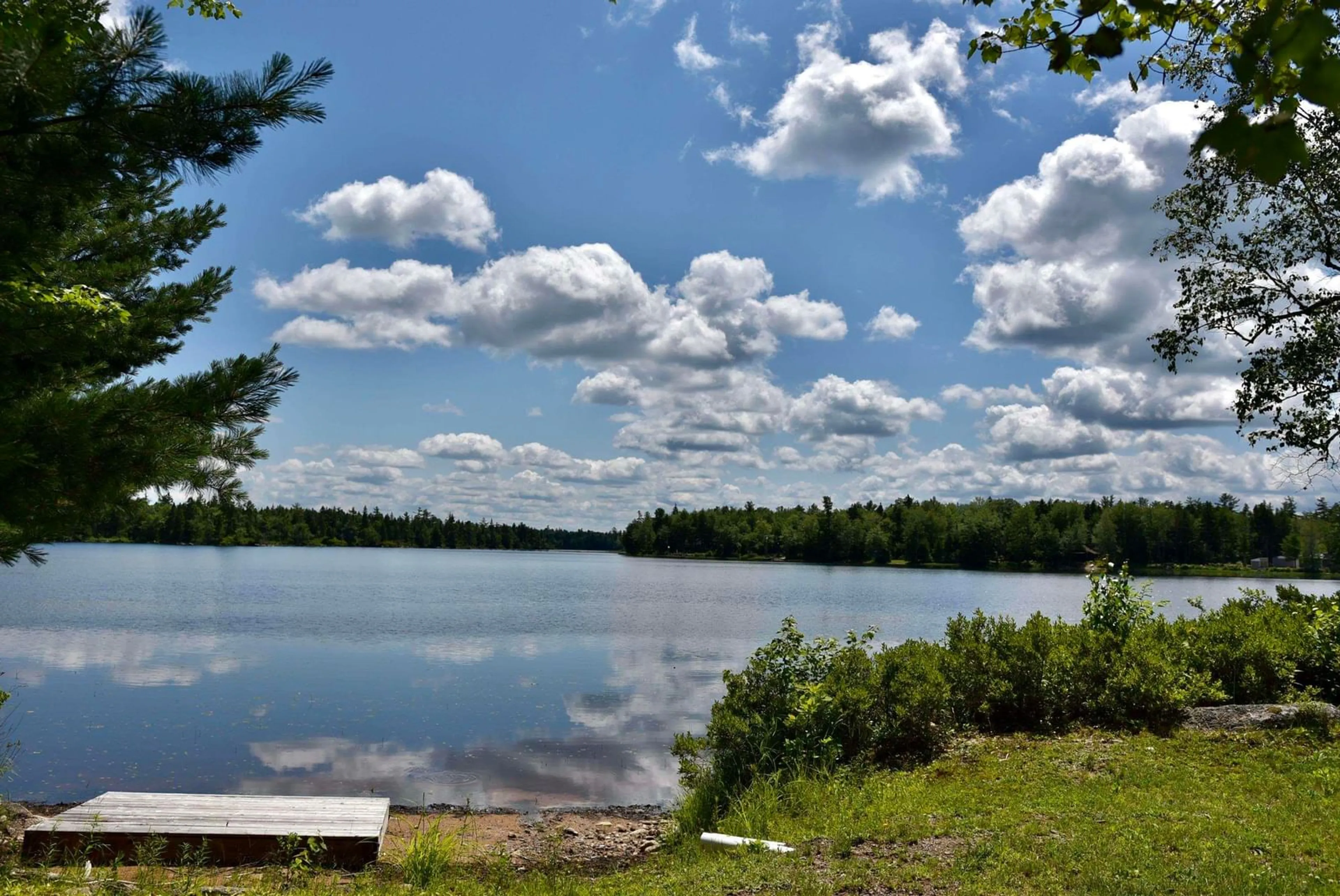Patio, water/lake/river/ocean view for 1401 Tree Line Dr, New Albany Nova Scotia B0S 1P0