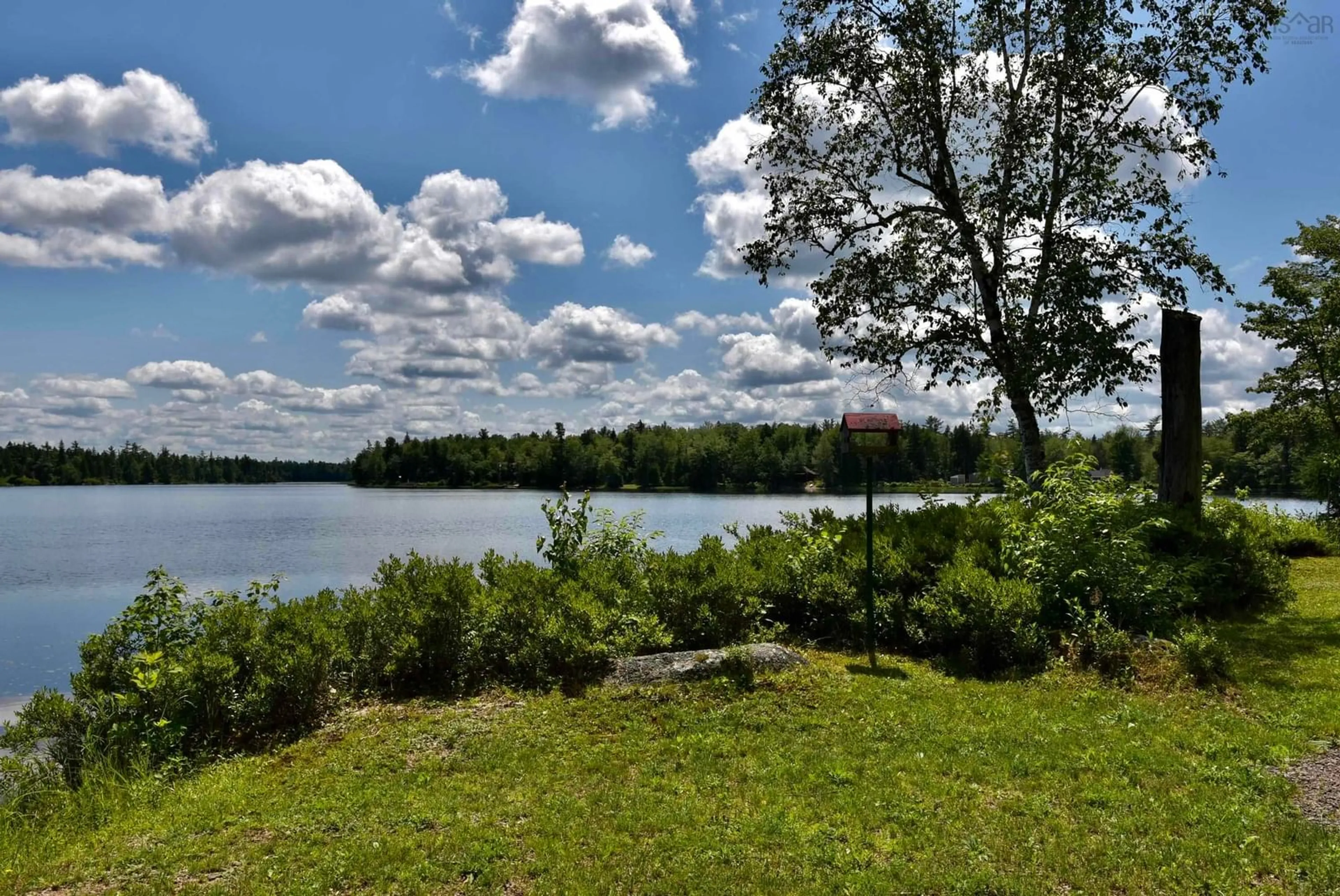 A pic from outside/outdoor area/front of a property/back of a property/a pic from drone, water/lake/river/ocean view for 1401 Tree Line Dr, New Albany Nova Scotia B0S 1P0