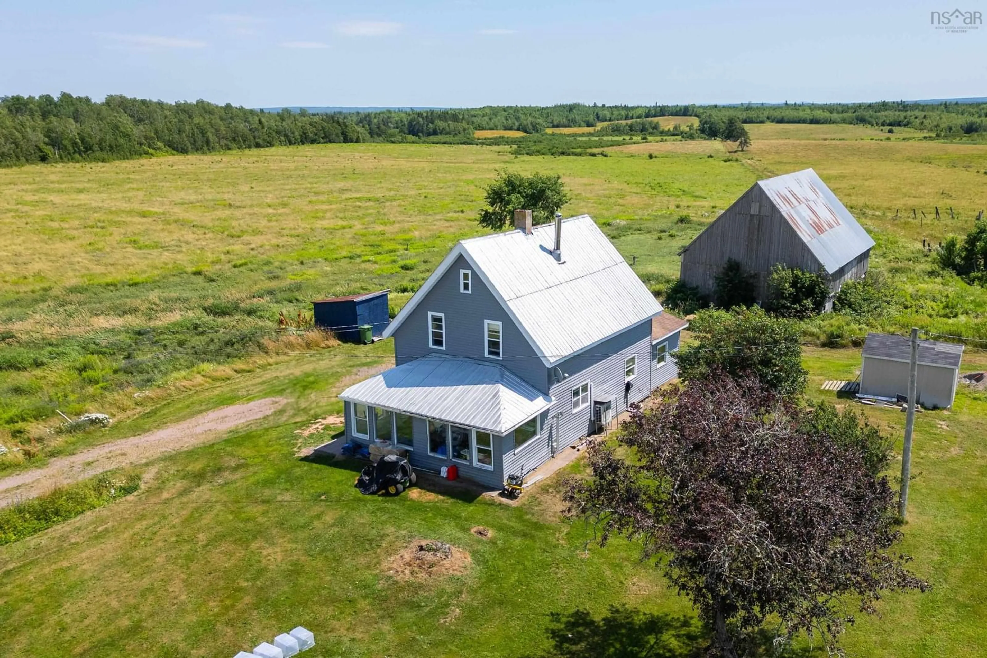 A pic from outside/outdoor area/front of a property/back of a property/a pic from drone, building for 36 Robinson Rd, Amherst Head Nova Scotia B4H 3Y2