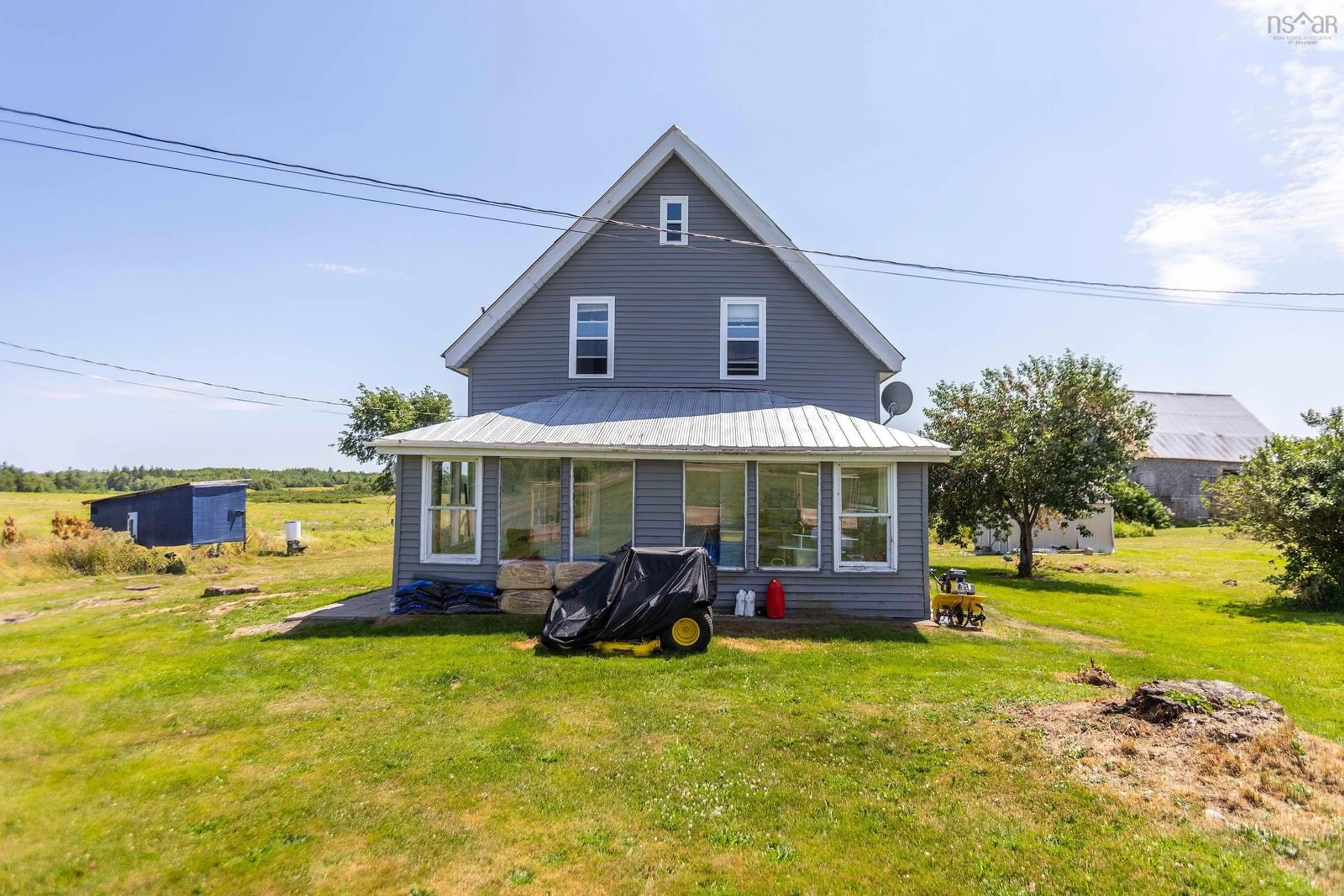 A pic from outside/outdoor area/front of a property/back of a property/a pic from drone, water/lake/river/ocean view for 36 Robinson Rd, Amherst Head Nova Scotia B4H 3Y2