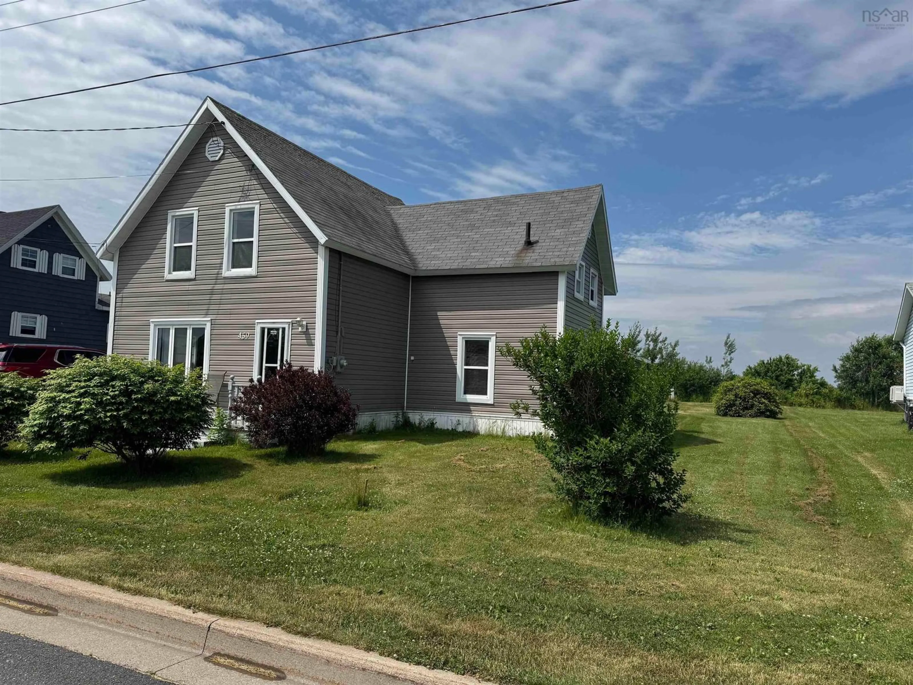 A pic from outside/outdoor area/front of a property/back of a property/a pic from drone, street for 459 Atlantic St, Sydney Mines Nova Scotia B1V 2Y4