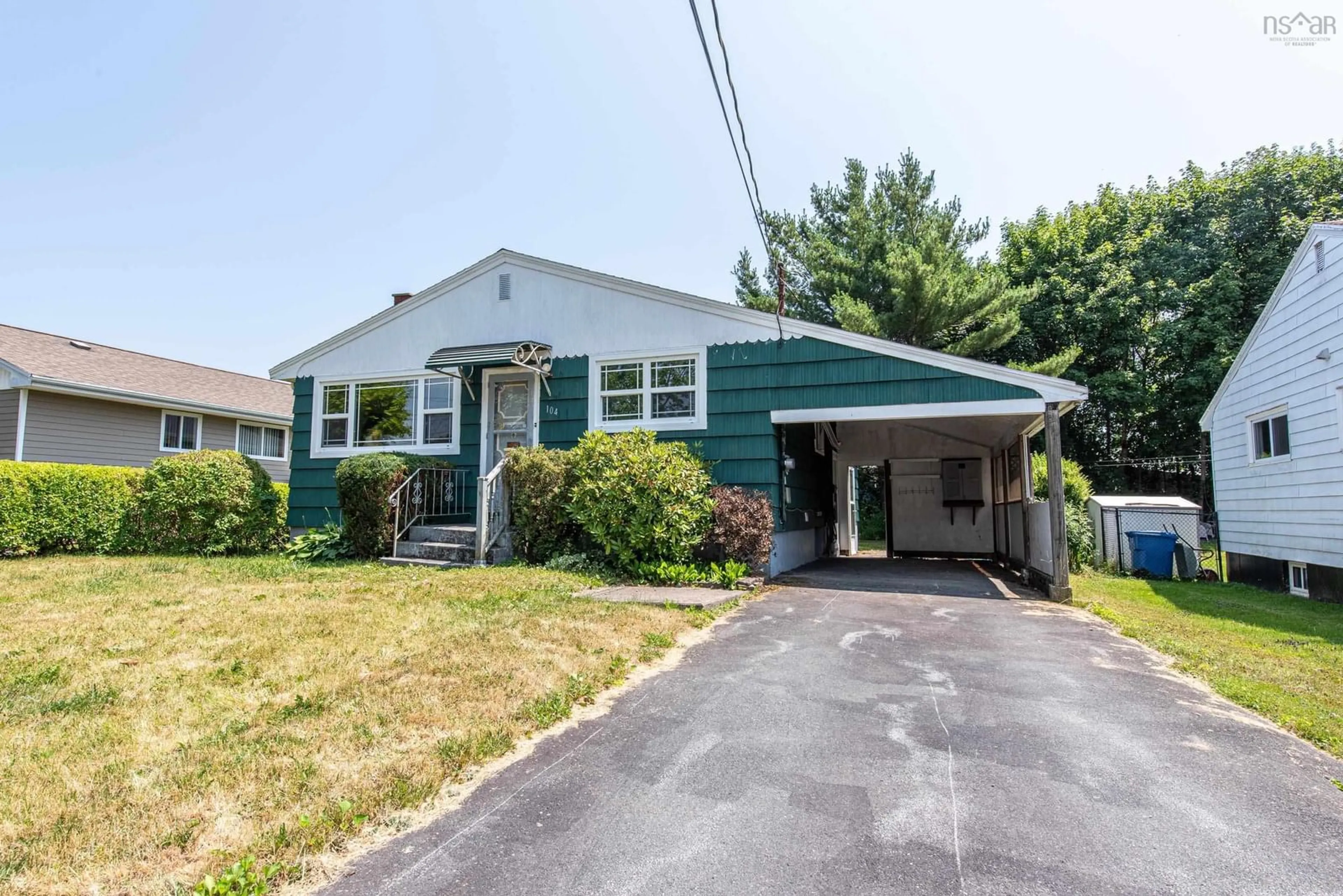 Home with vinyl exterior material, street for 104 Symonds St, Dartmouth Nova Scotia B3A 3M2