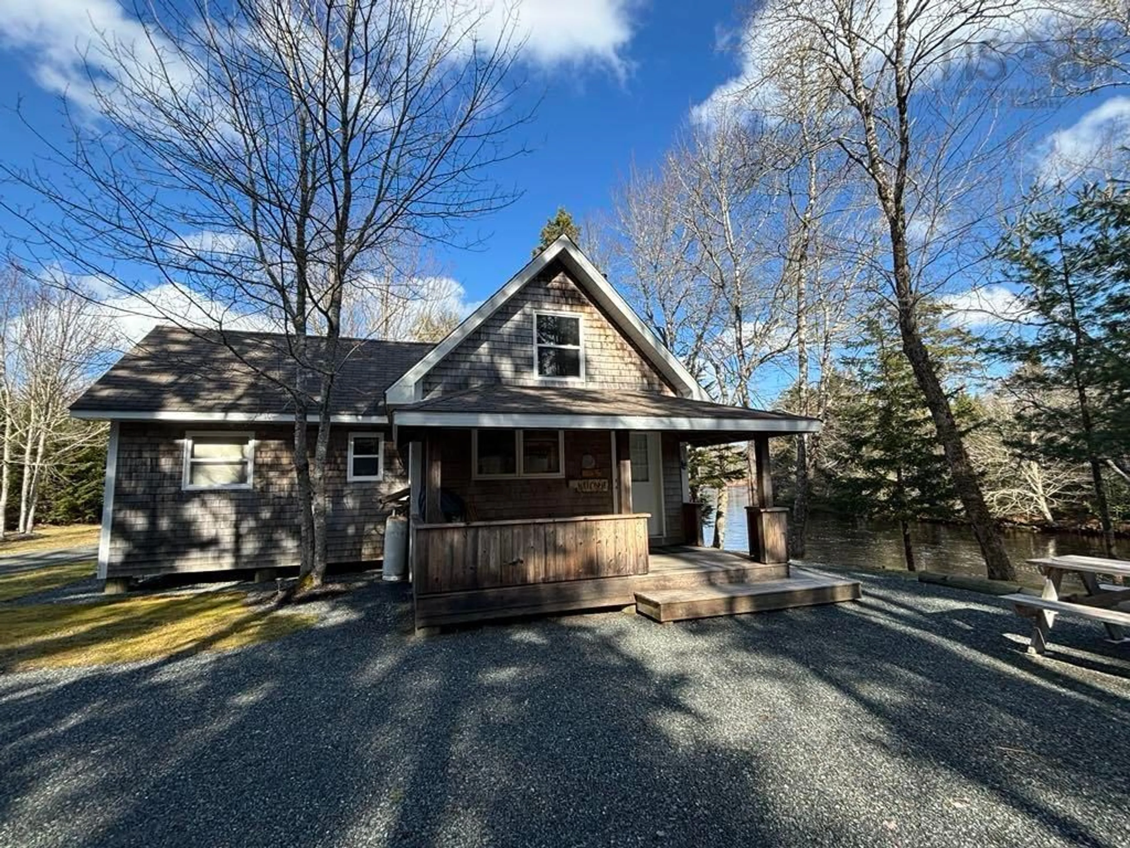 A pic from outside/outdoor area/front of a property/back of a property/a pic from drone, street for 790 Depot Rd, East Kemptville Nova Scotia B5A 5P4