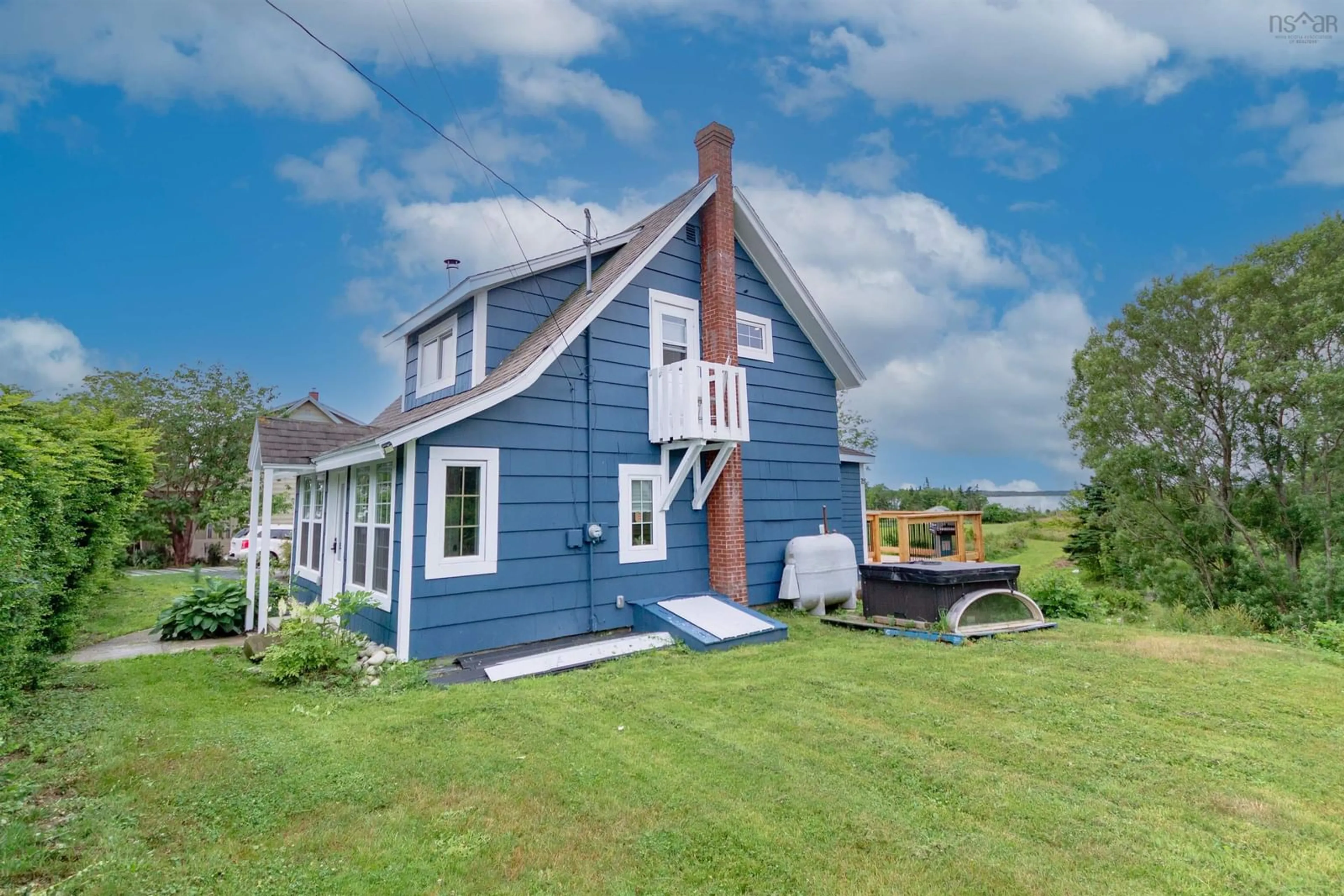 A pic from outside/outdoor area/front of a property/back of a property/a pic from drone, unknown for 3150 Highway 334, Lower Wedgeport Nova Scotia B0W 2B0