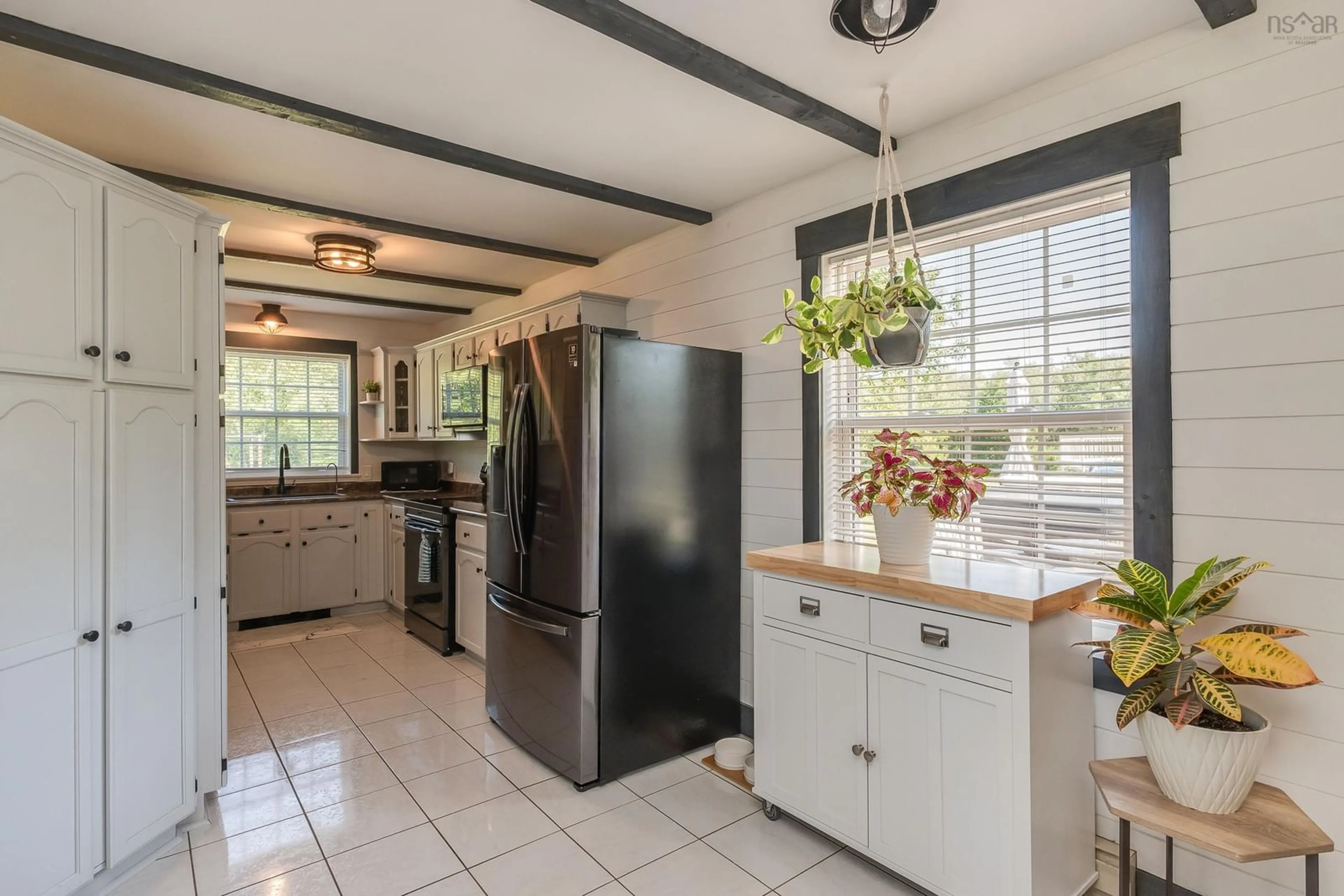 Open concept kitchen, ceramic/tile floor for 252 Eves Rd, New Albany Nova Scotia B0S 1P0