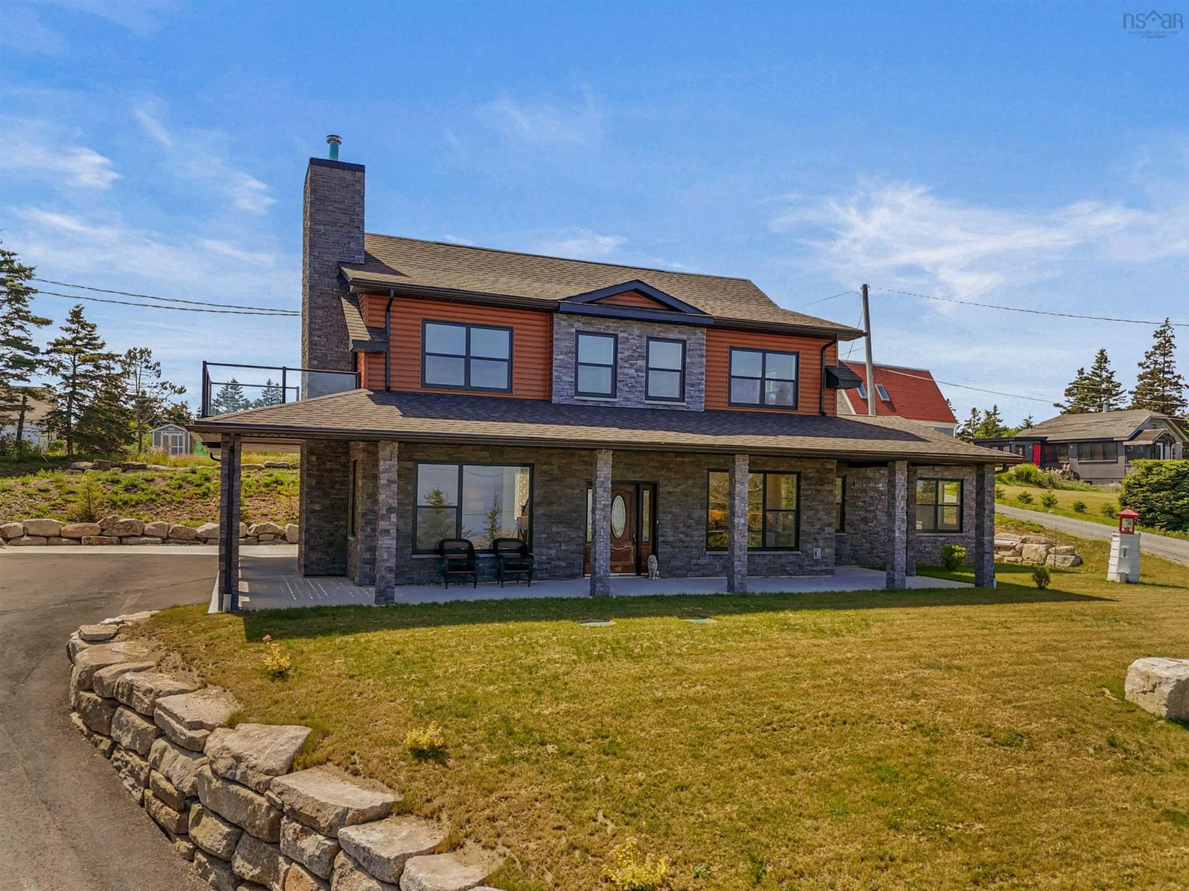 Home with brick exterior material, unknown for 657 Ketch Harbour Rd, Portuguese Cove Nova Scotia B3V 1K1