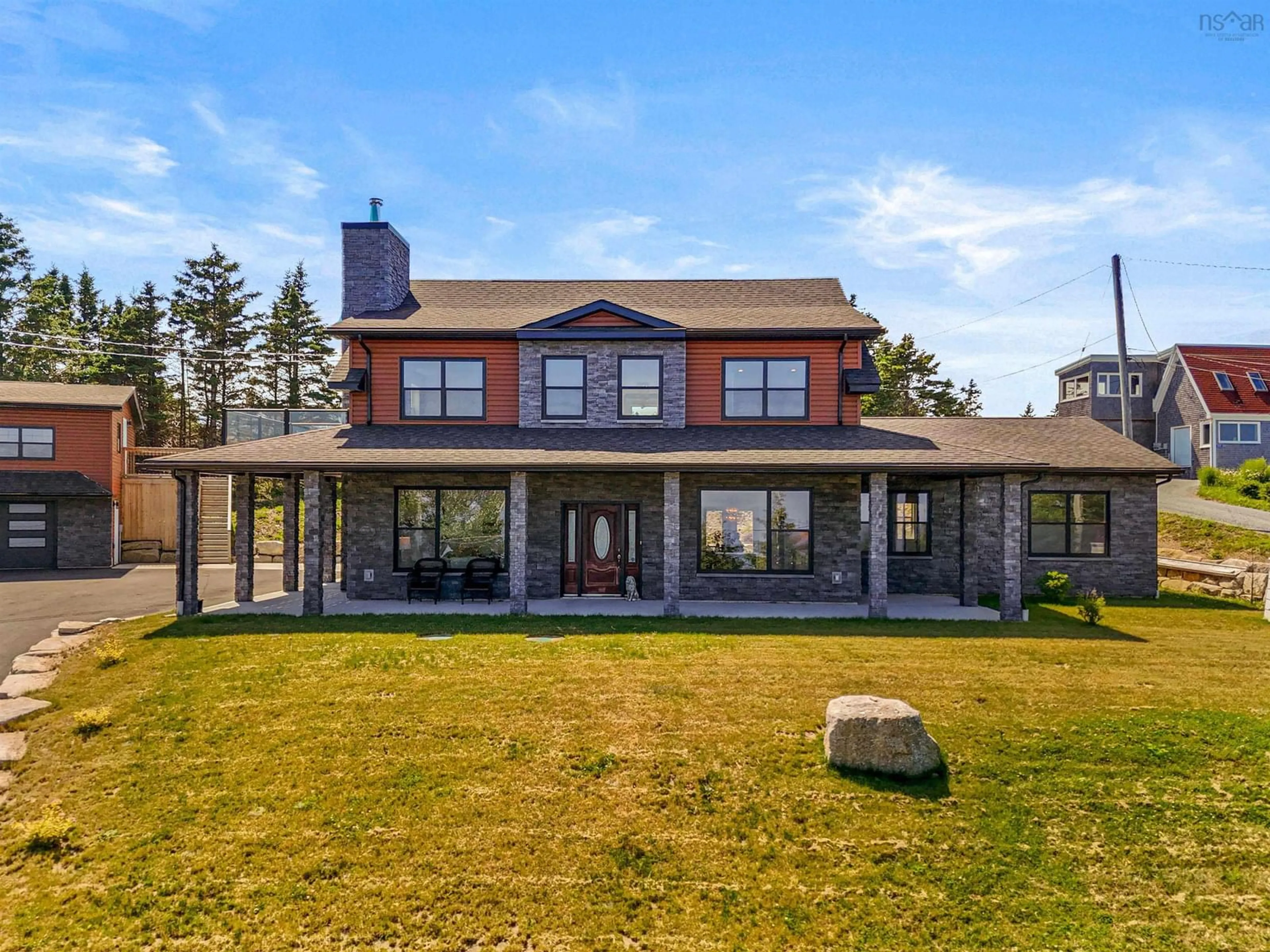 Home with brick exterior material, unknown for 657 Ketch Harbour Rd, Portuguese Cove Nova Scotia B3V 1K1