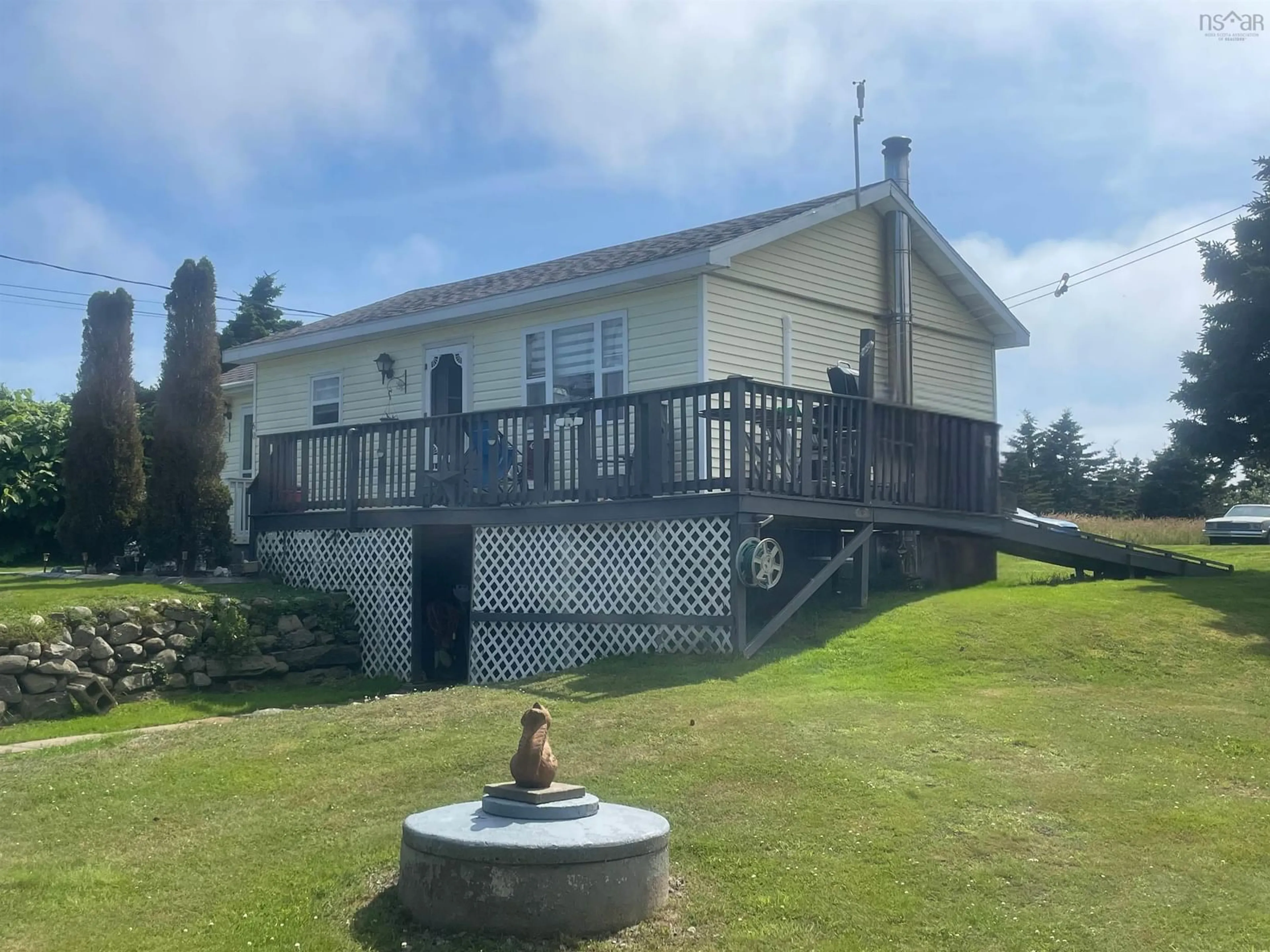 A pic from outside/outdoor area/front of a property/back of a property/a pic from drone, building for 60 Red Schoolhouse Lane, North East Point Nova Scotia B0W 2P0