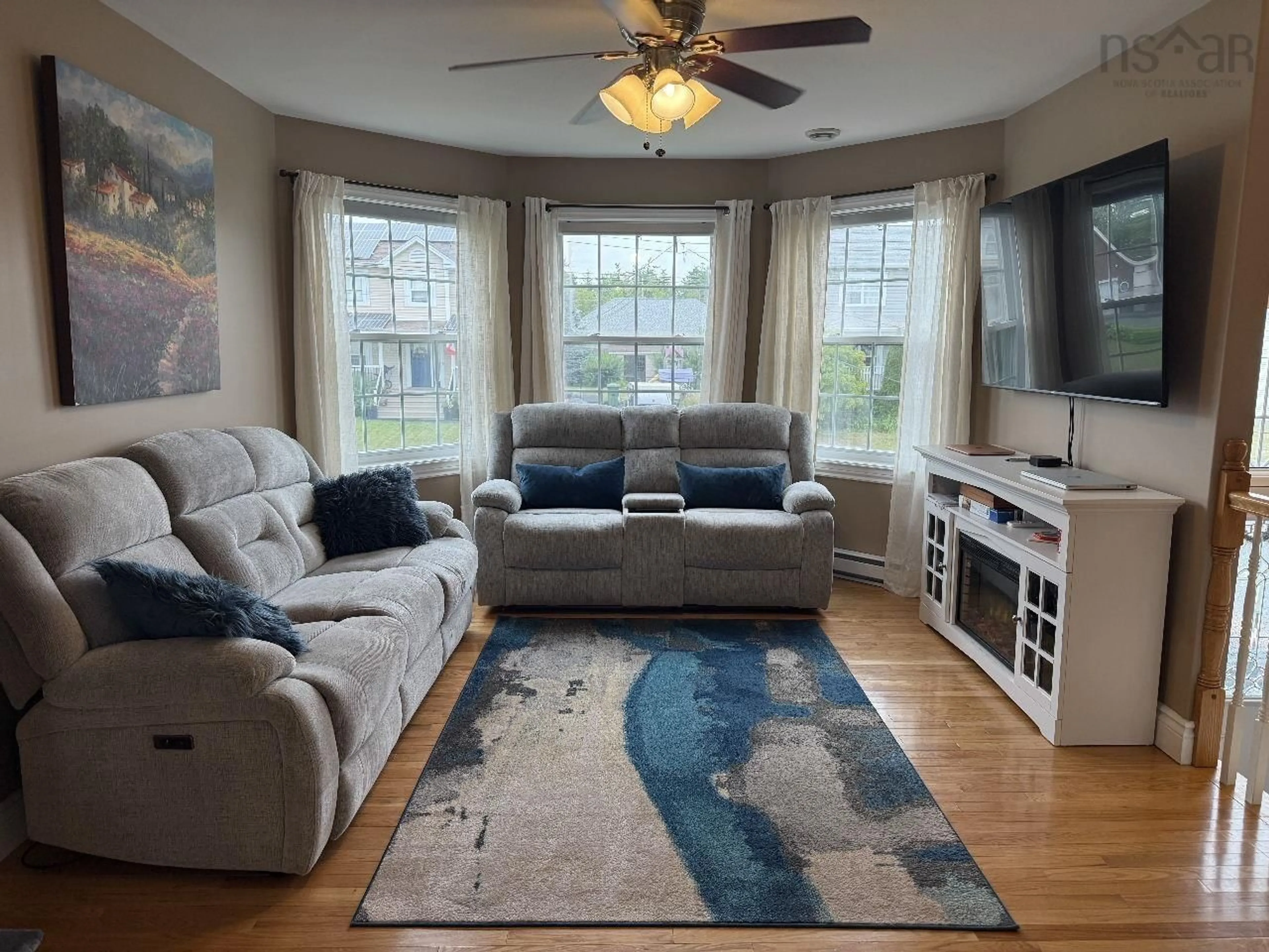 Living room with furniture, unknown for 5 Lillian Crt, Elmsdale Nova Scotia B2S 0A2