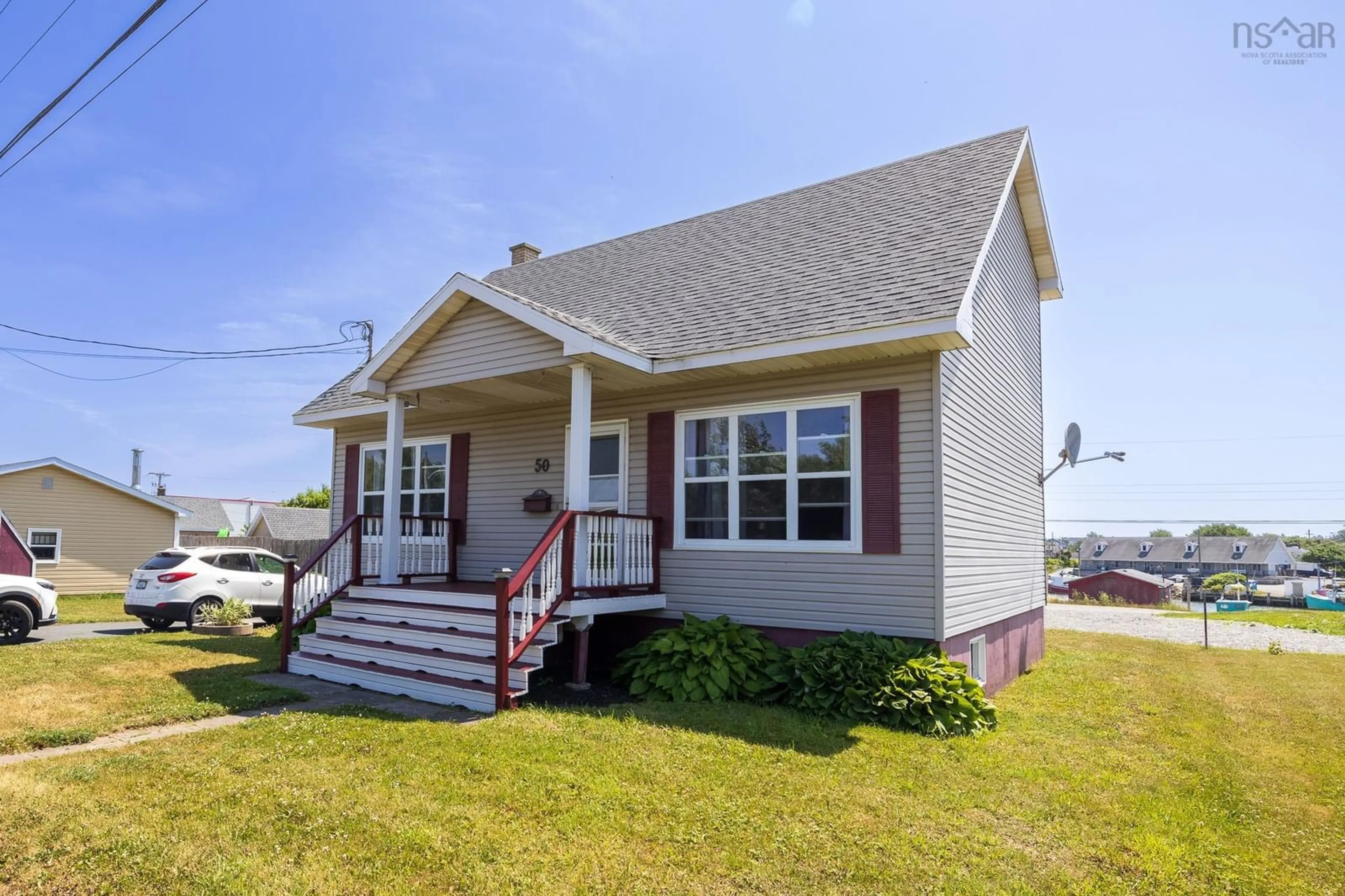 Home with vinyl exterior material, street for 50 Duncan Street, Glace Bay Nova Scotia B1A 2L6
