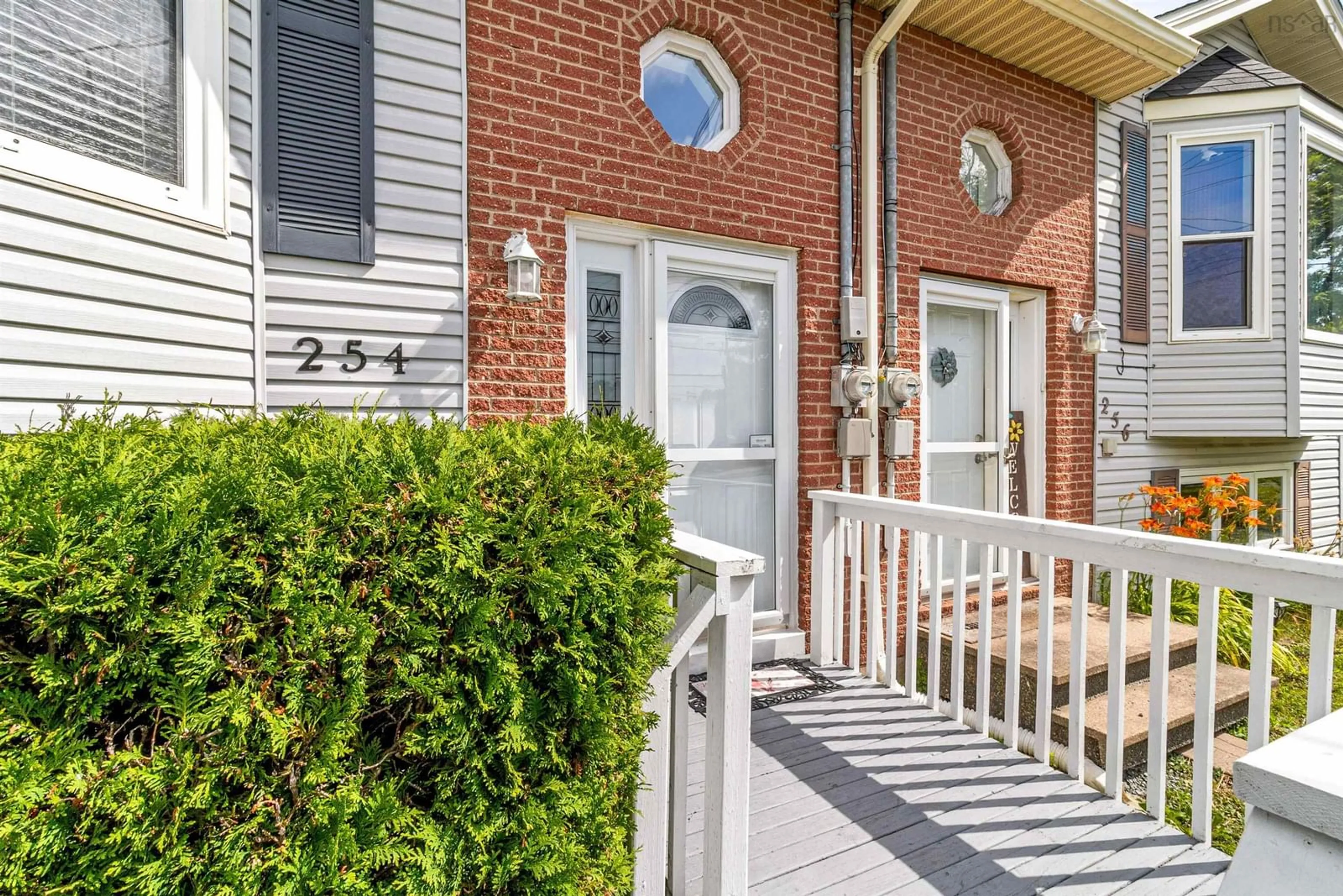 Home with brick exterior material, street for 254 Cobequid Rd, Lower Sackville Nova Scotia B4C 4C5