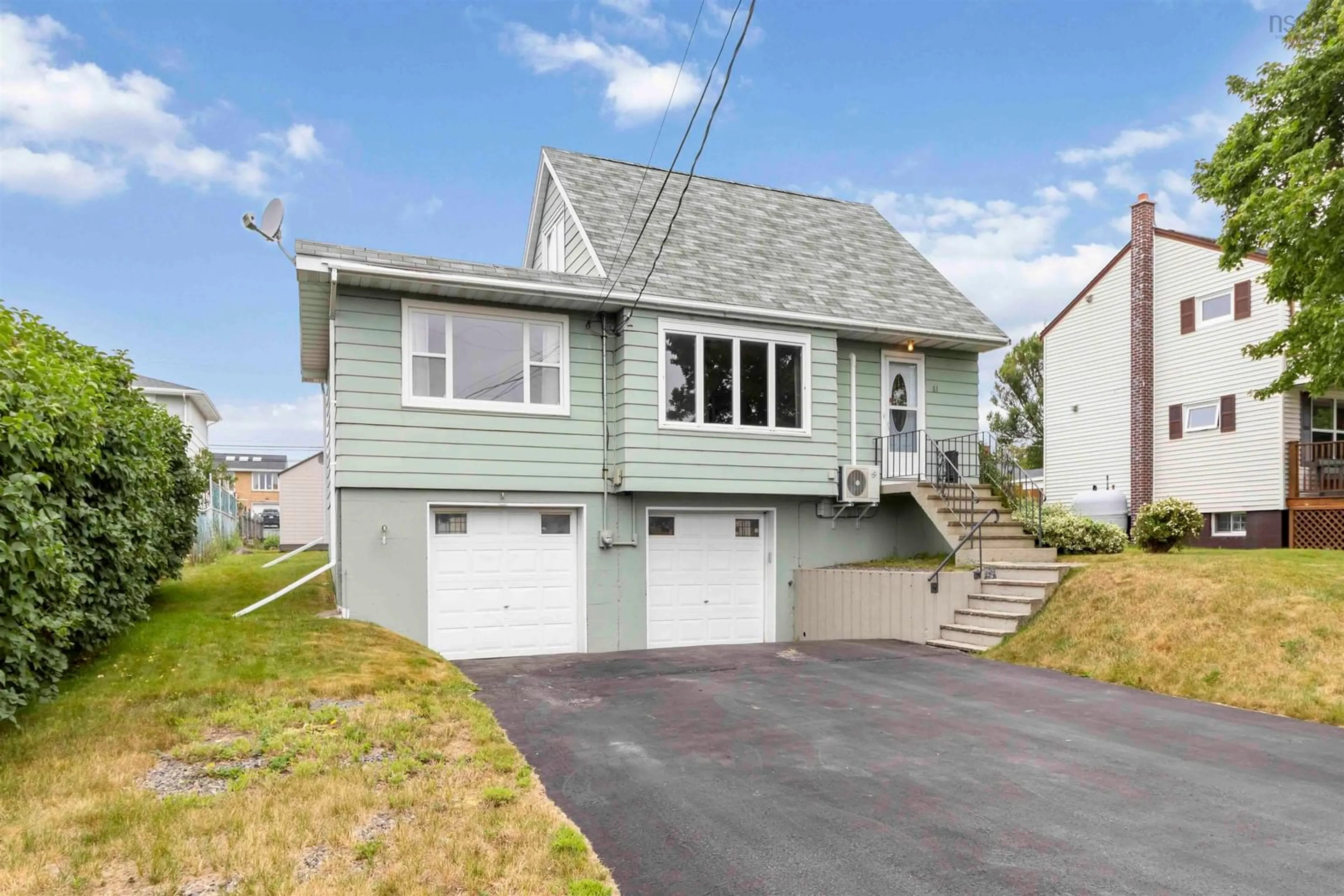 Home with vinyl exterior material, street for 61 Convoy Ave, Halifax Nova Scotia B3N 2P7
