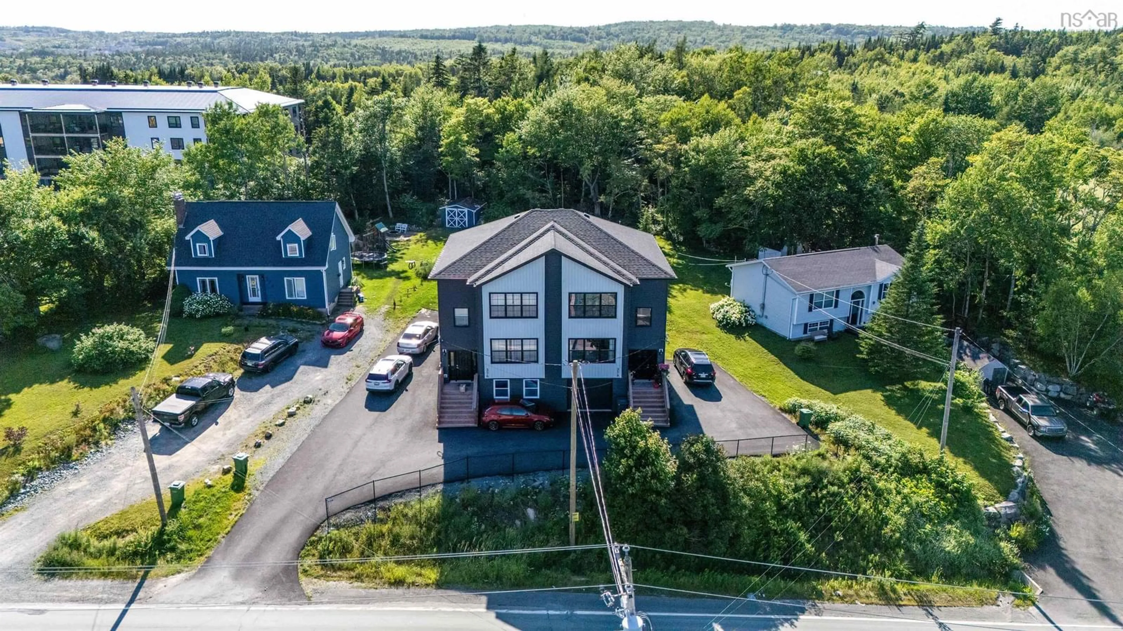 A pic from outside/outdoor area/front of a property/back of a property/a pic from drone, unknown for 376 Beaver Bank Rd, Beaver Bank Nova Scotia B4E 1K4