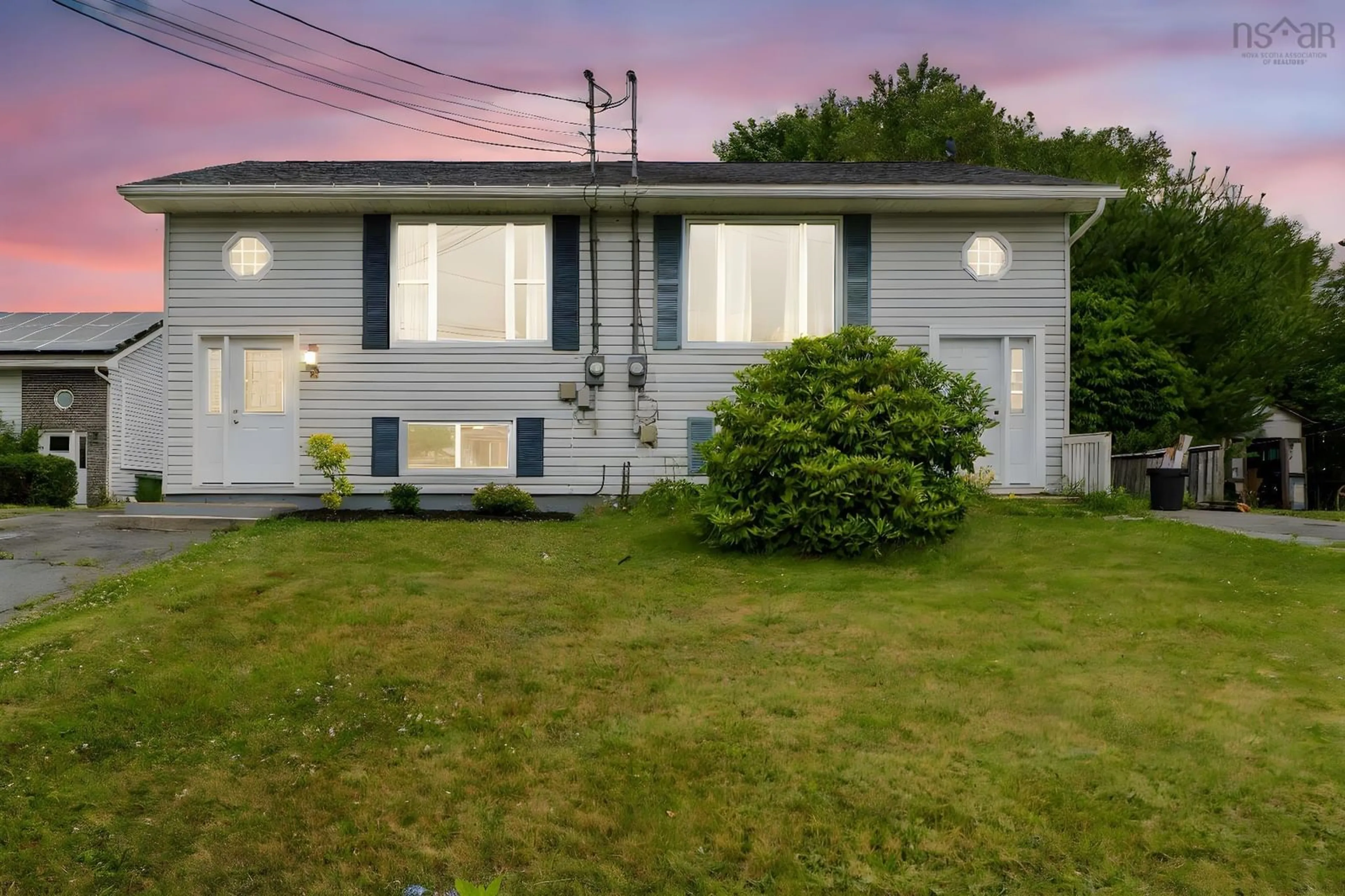 Home with vinyl exterior material, street for 47 Armoyan Dr, Lower Sackville Nova Scotia B4C 3V9