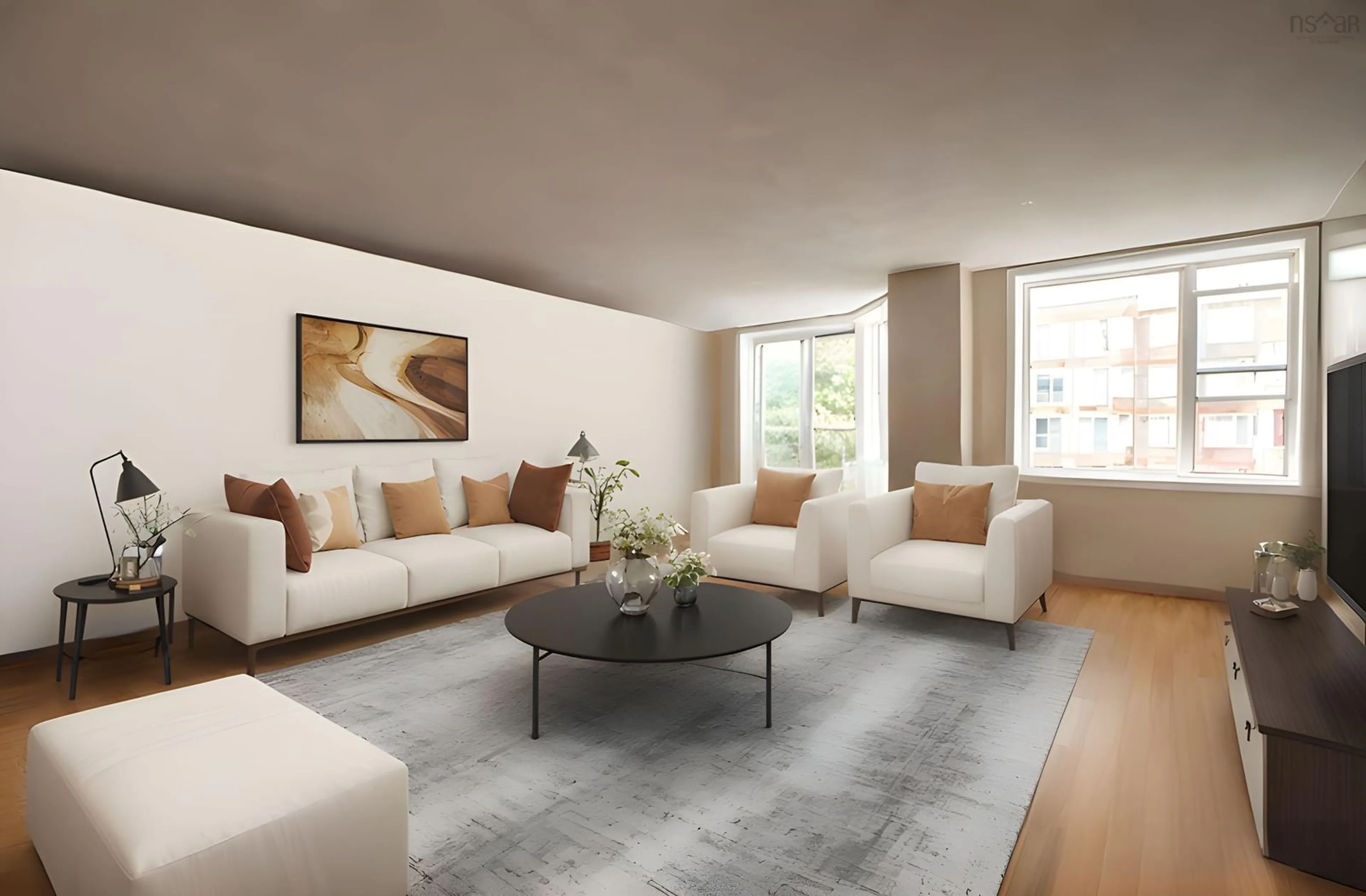 Living room with furniture, unknown for 1326 Lower Water St #513, Halifax Nova Scotia B3J 3R3