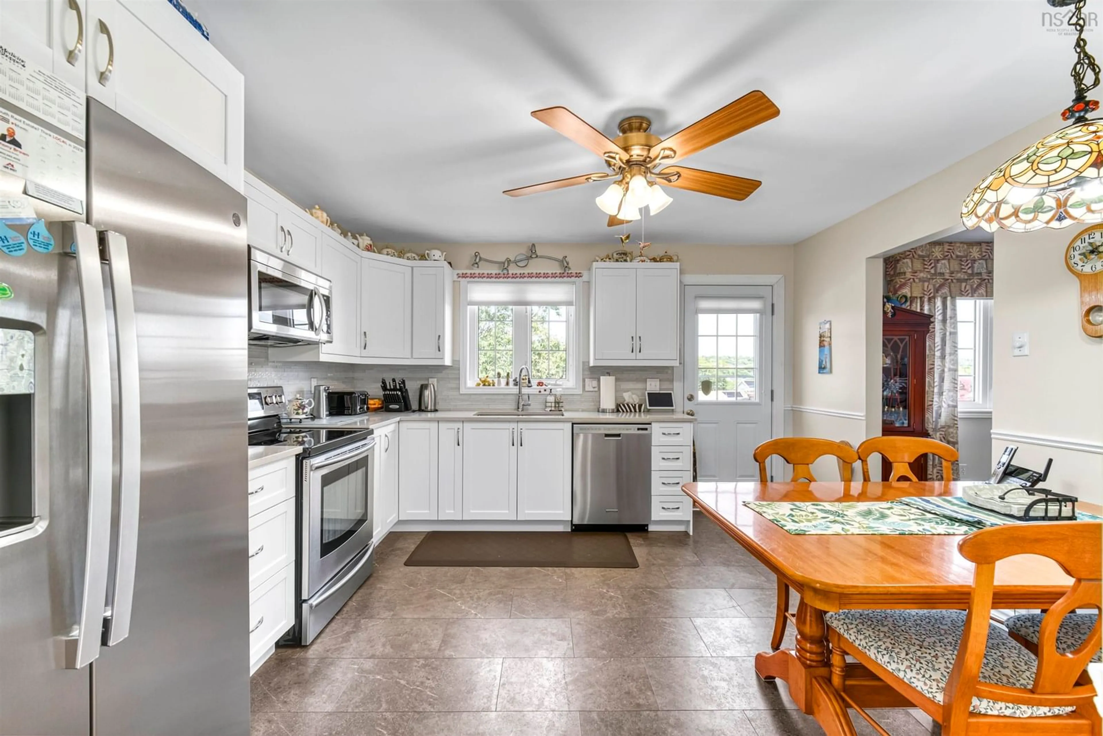 Open concept kitchen, ceramic/tile floor for 8 Old Birch Rd, Dartmouth Nova Scotia B2W 6B4