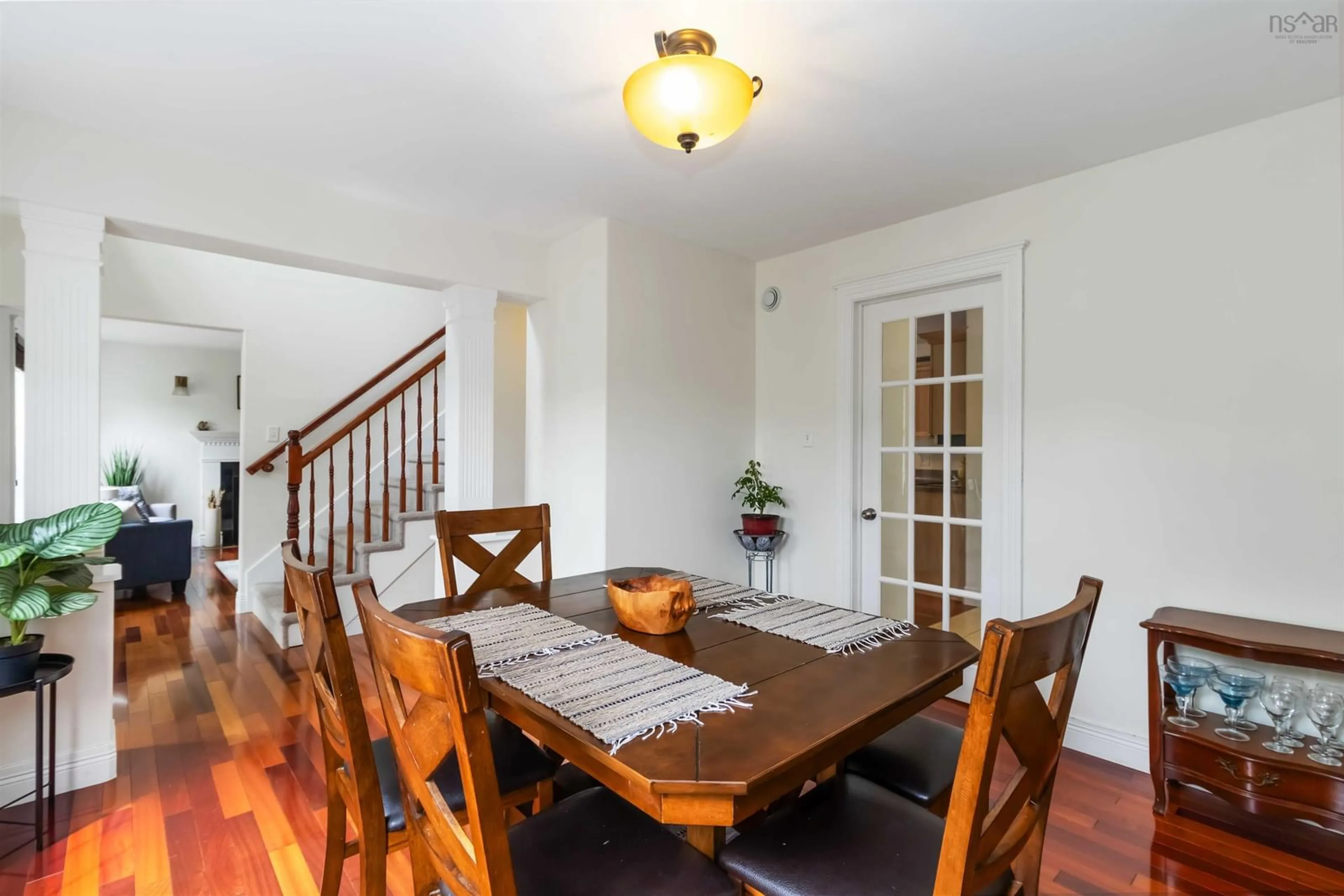 Dining room, wood/laminate floor for 90 Shannonvale Crt, Hammonds Plains Nova Scotia B4B 1Y5