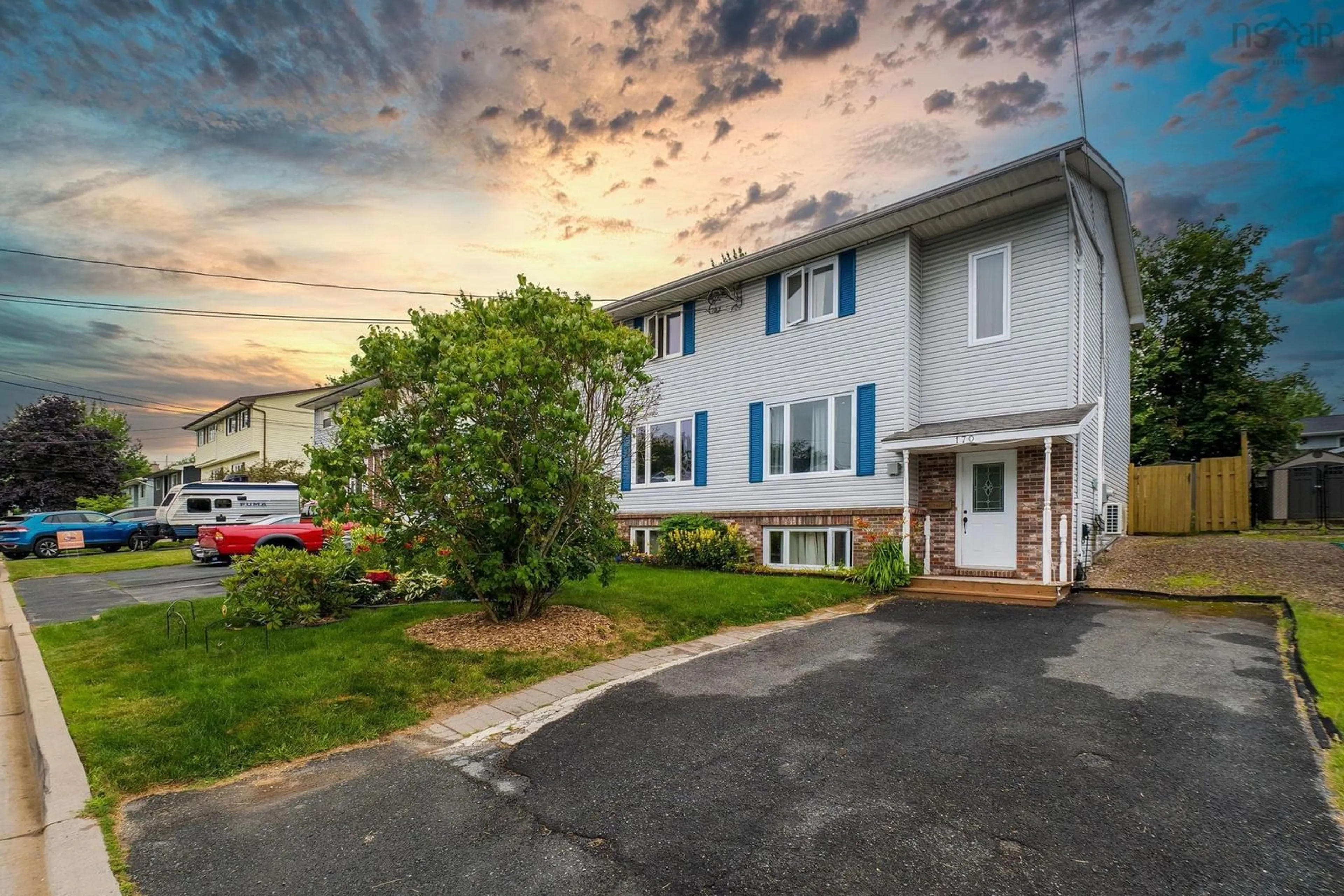 A pic from outside/outdoor area/front of a property/back of a property/a pic from drone, street for 170 Waterwheel Cres, Middle Sackville Nova Scotia B4E 2L2